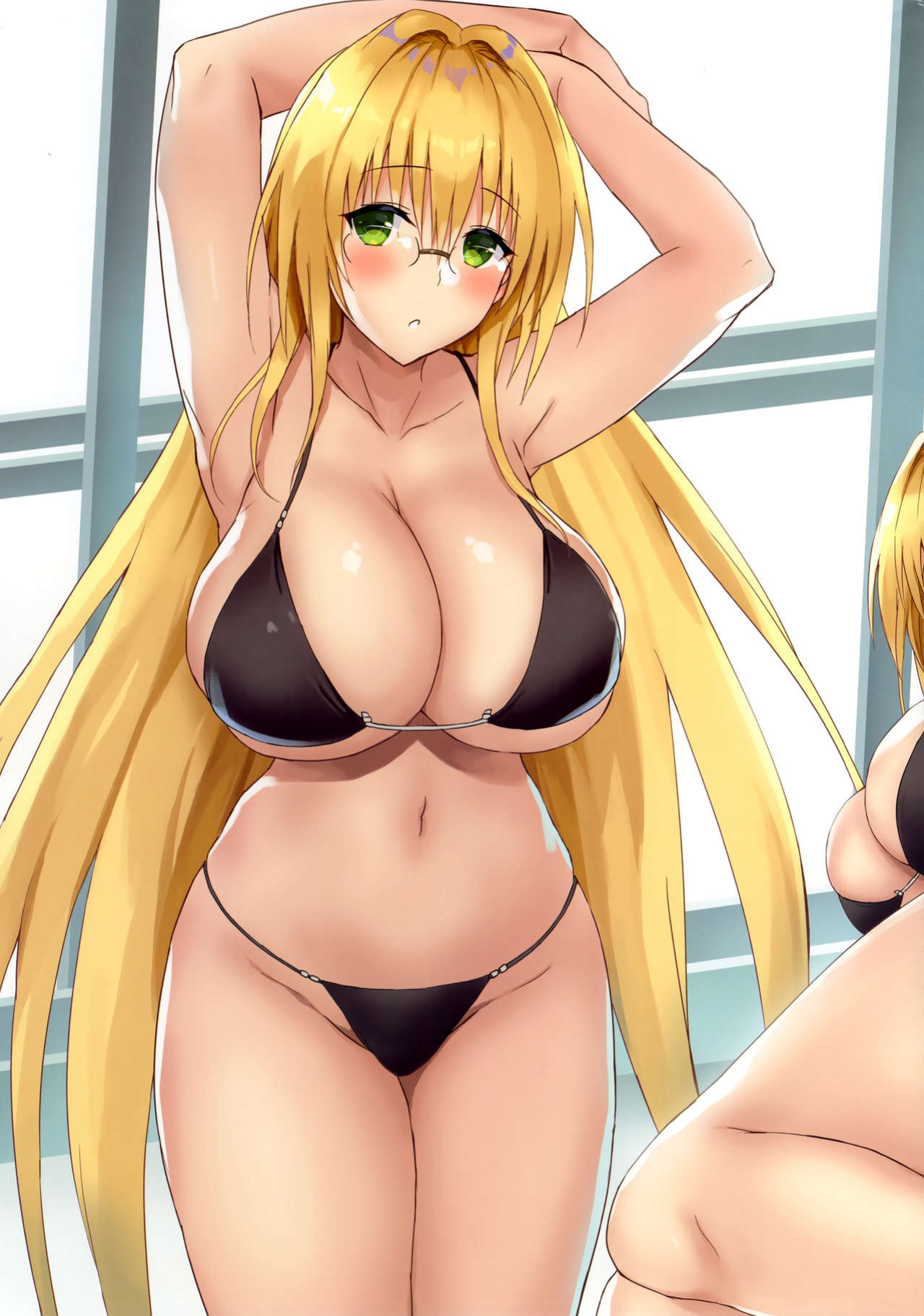 (C96) [Shibayukiya (Shibayuki)] Megane Kyonyuu ga Suki! | Love Girls with Glasses and Huge Breasts! (To LOVE-Ru, IS <Infinite Stratos>, Queen's Blade) [animefan71109]