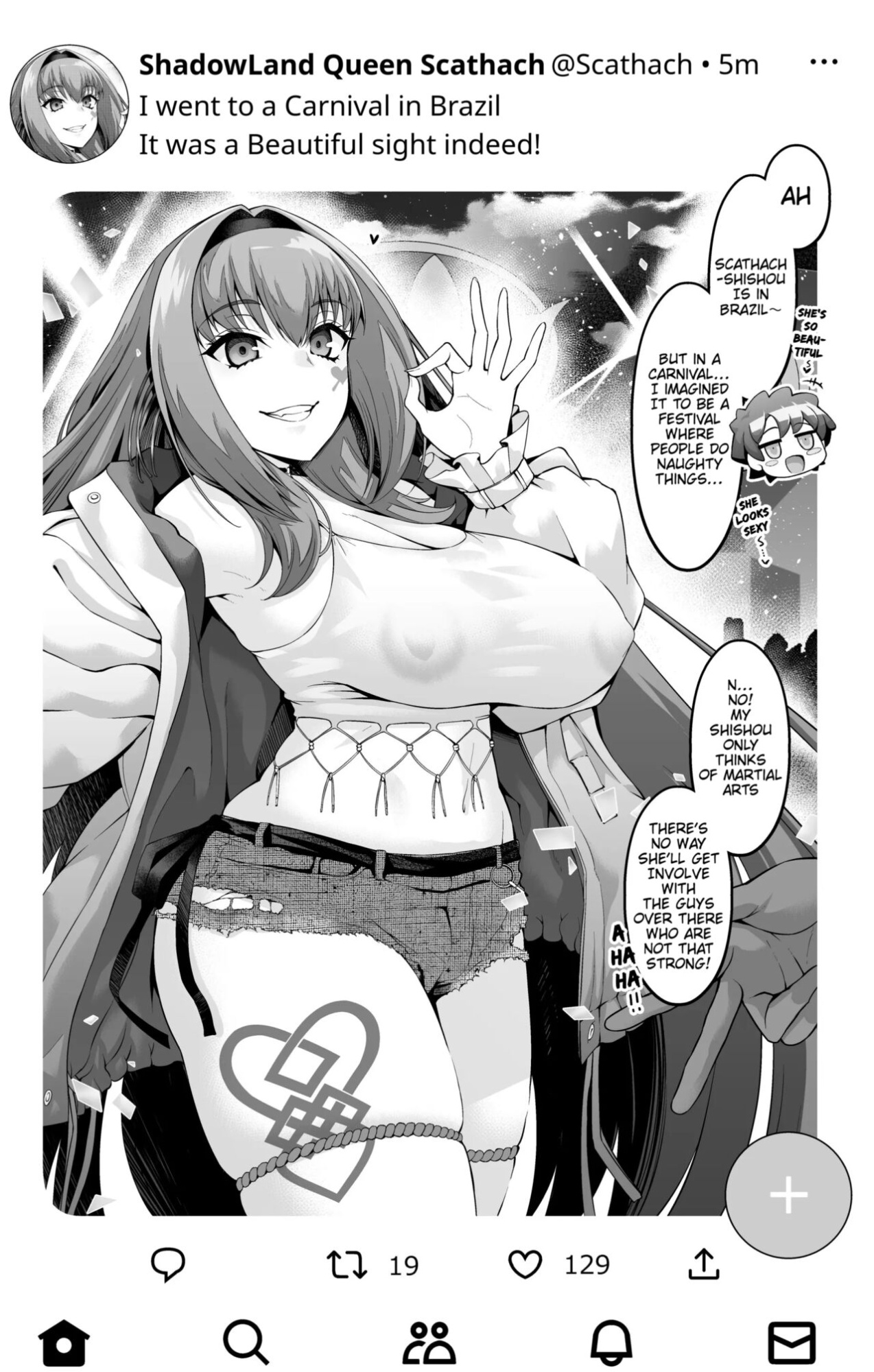 Scathach Shishou Had Fun At A Carnival❤️