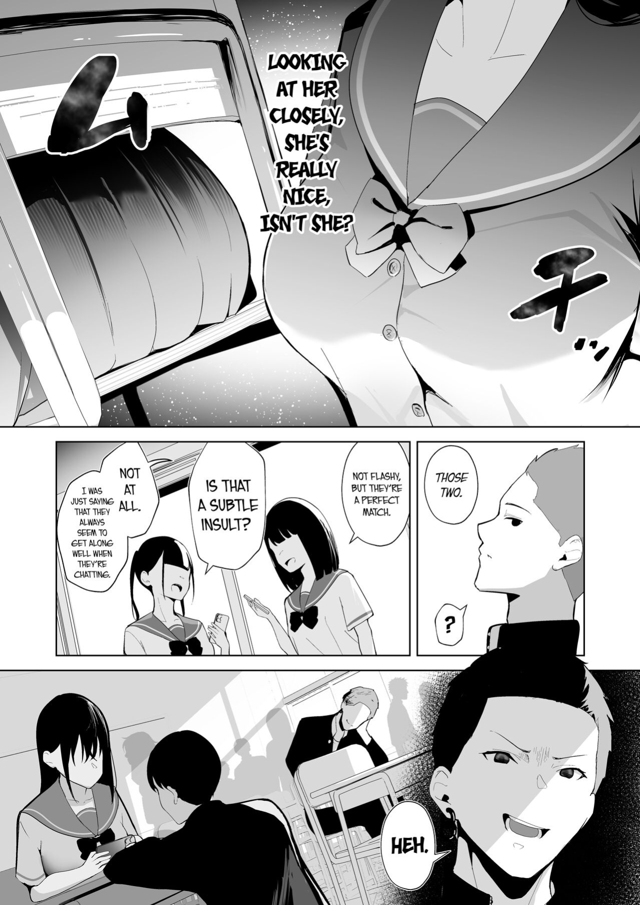 [Ponpokomaru (Akausu Ko)] Kamikazari ~Boku no Downer-kei Kanojo ga Class no Kyokon DQN ni Me o Tsukerareta Hanashi~ | Hair Ribbon - How My Reserved Girlfriend Was Targeted By A Big-Cocked Fuckboy In My Class. [Script Cave]