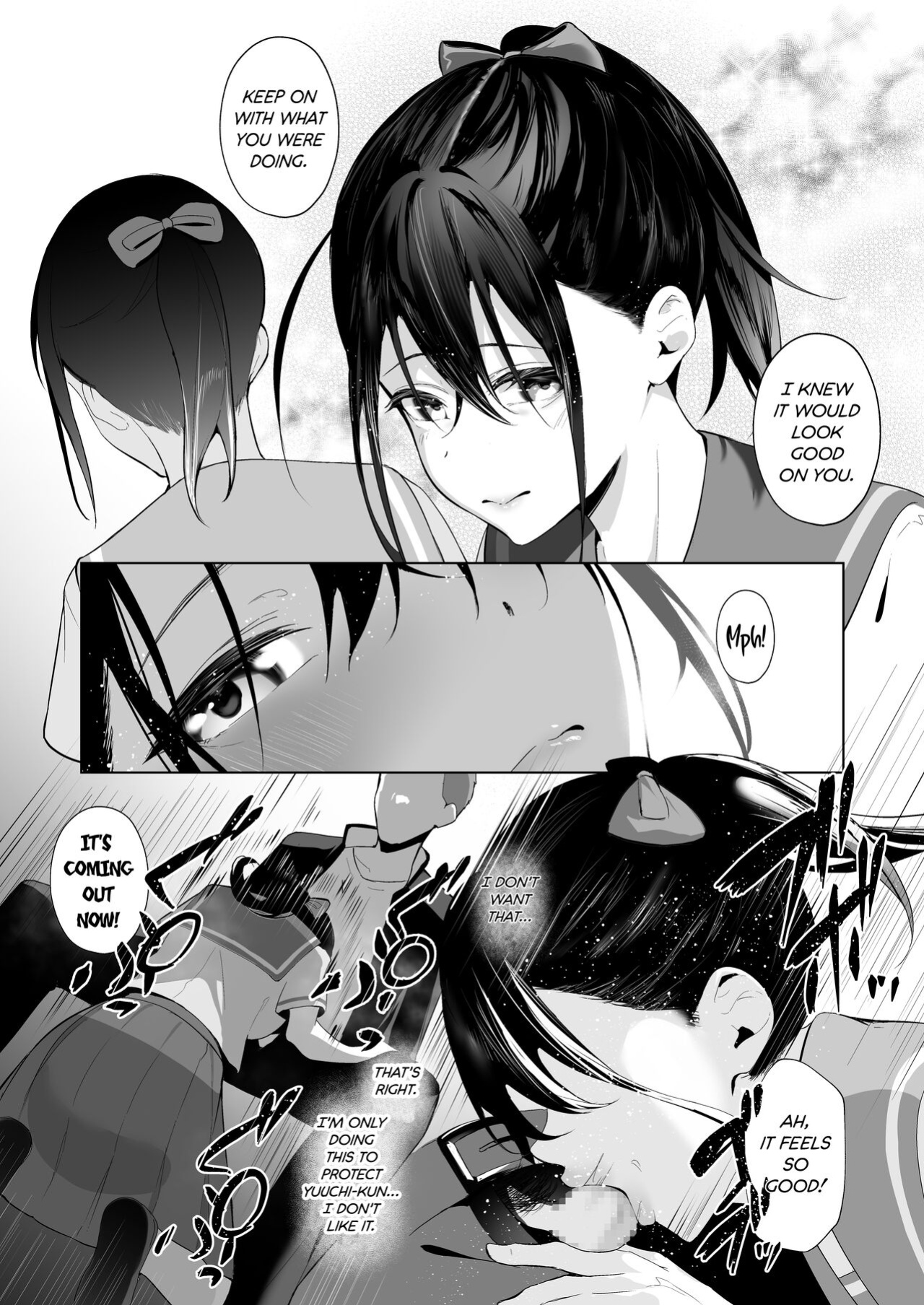 [Ponpokomaru (Akausu Ko)] Kamikazari ~Boku no Downer-kei Kanojo ga Class no Kyokon DQN ni Me o Tsukerareta Hanashi~ | Hair Ribbon - How My Reserved Girlfriend Was Targeted By A Big-Cocked Fuckboy In My Class. [Script Cave]