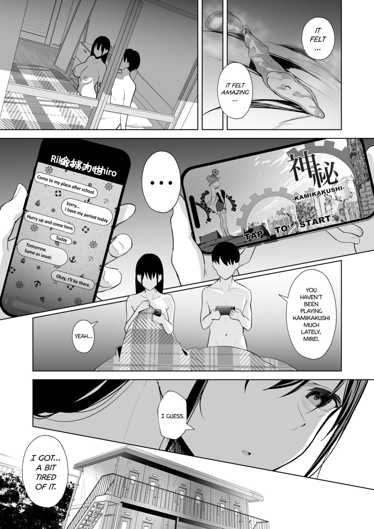 [Ponpokomaru (Akausu Ko)] Kamikazari ~Boku no Downer-kei Kanojo ga Class no Kyokon DQN ni Me o Tsukerareta Hanashi~ | Hair Ribbon - How My Reserved Girlfriend Was Targeted By A Big-Cocked Fuckboy In My Class. [Script Cave]