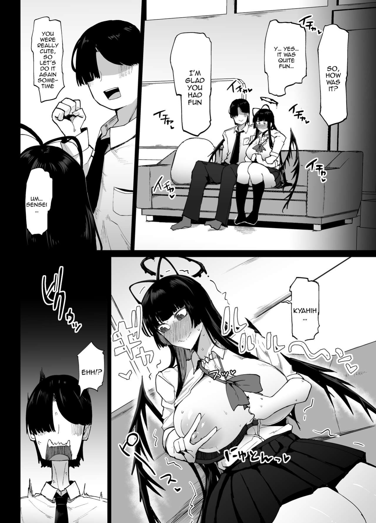 [Initiative (Fujoujoshi)] Tsurugi gyaru o yare!! / Tsurugi, Be a Gal For Me!! (Blue Archive)