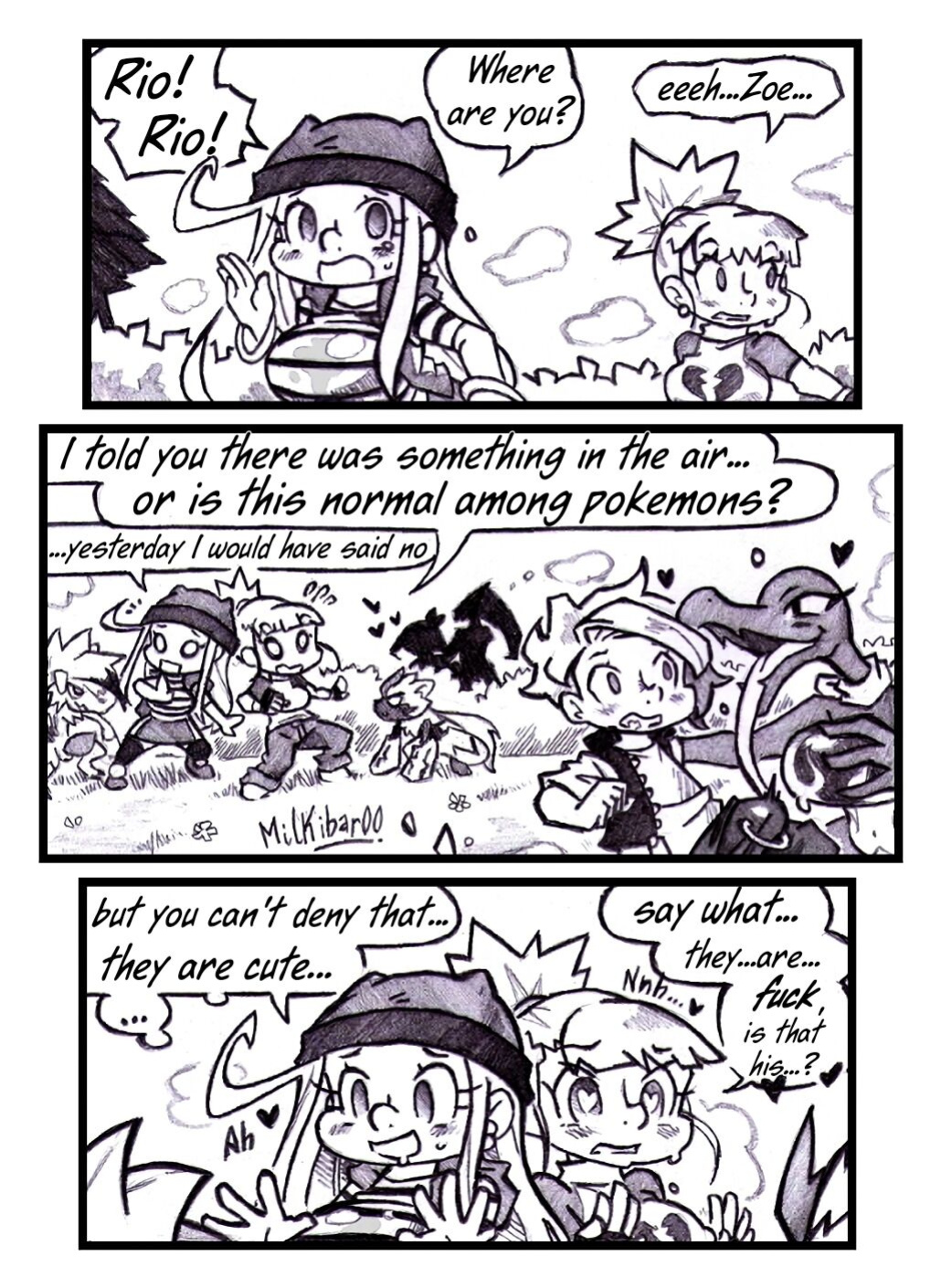 [Milkibar00] Take Care of Lucario 1 & 2