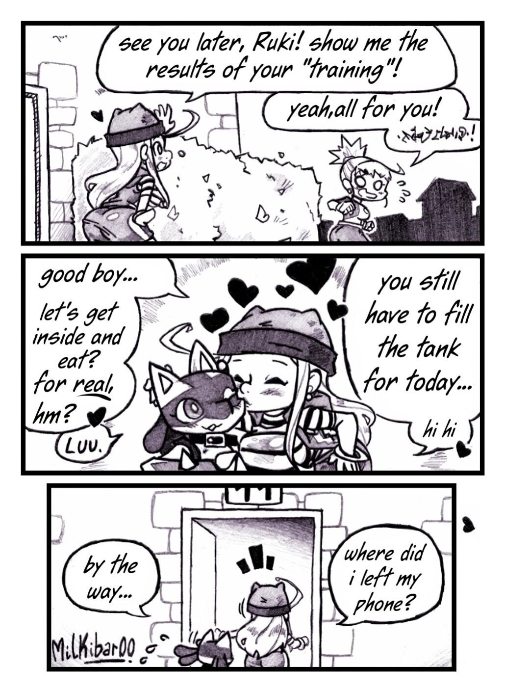 [Milkibar00] Take Care of Lucario 1 & 2