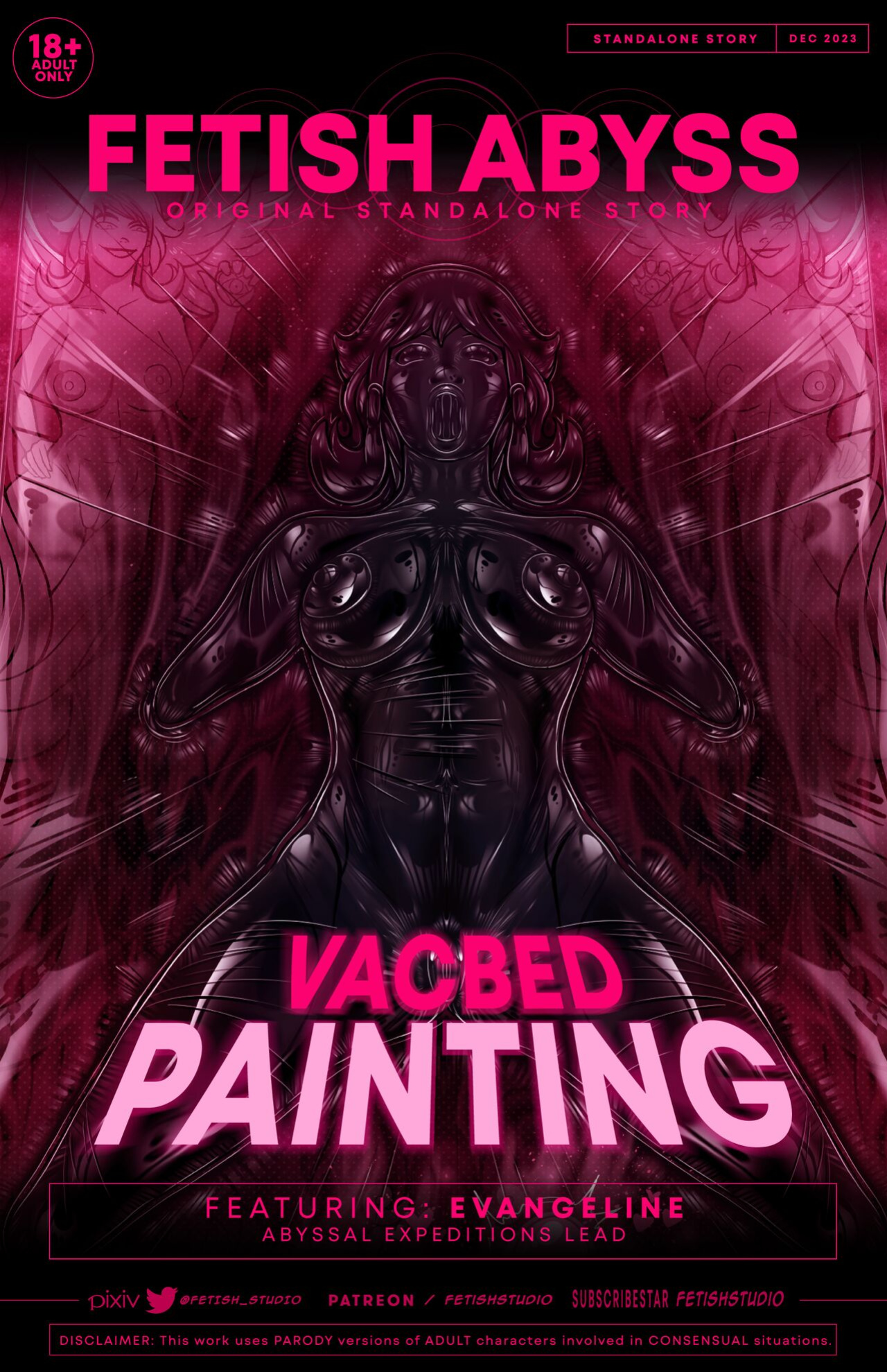 FETISH ABYSS | (VACBED PAINTING) LIVING ARTWORK
