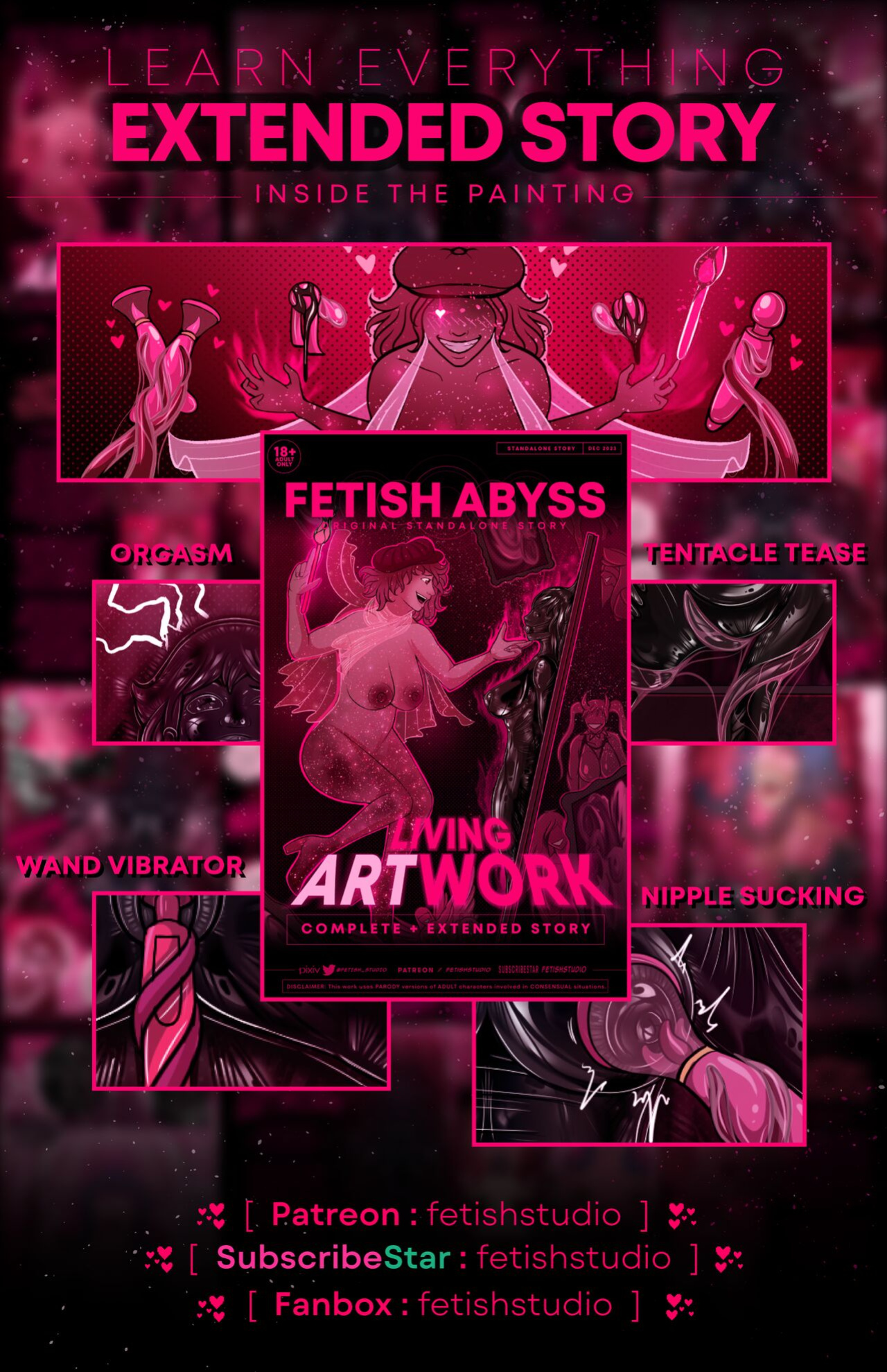 FETISH ABYSS | (VACBED PAINTING) LIVING ARTWORK