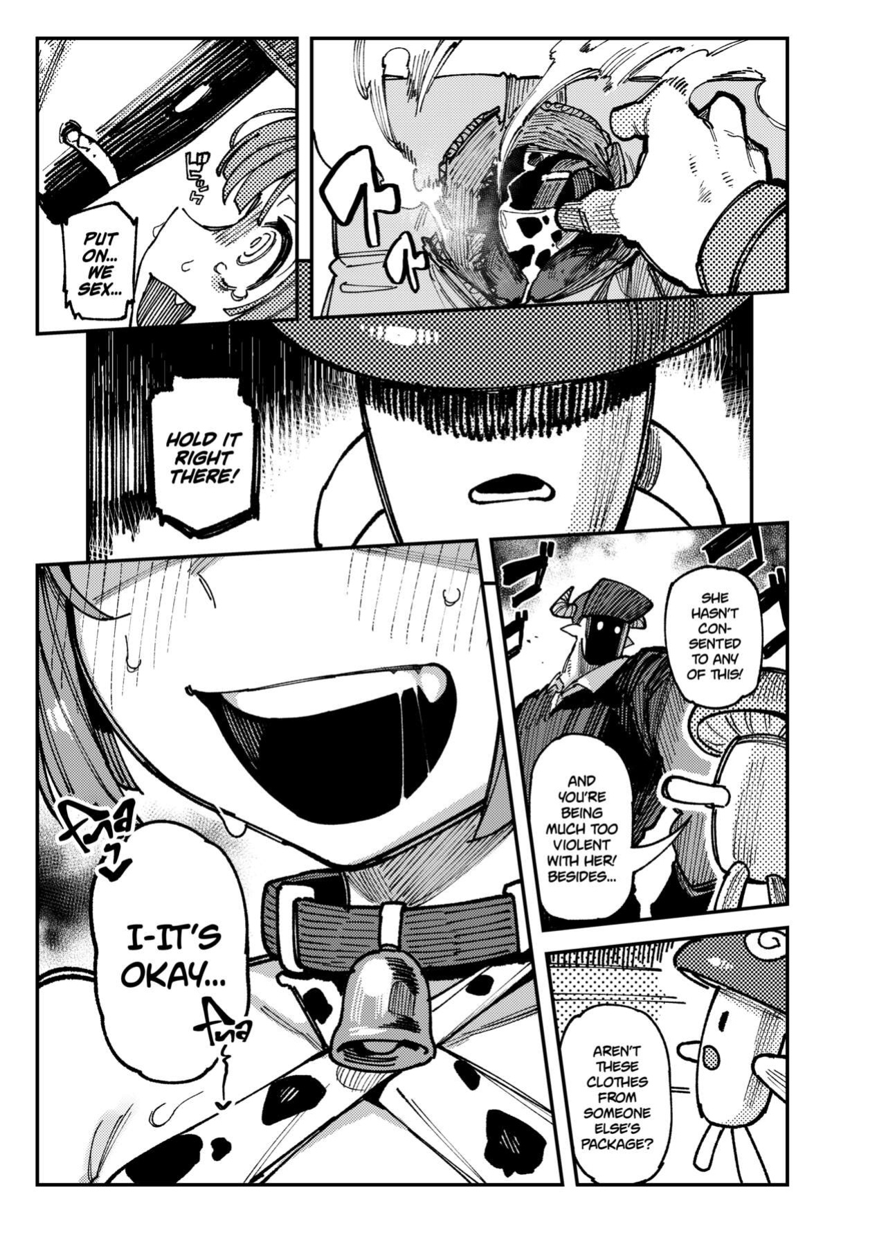 [Hoshoku Shoujo (Karasu Chan)] Ie ga Shike Sugite Haete Kita Genkaku Yuuhatsu Kinoko wo Gosyoku Shite Hatsujyou Shita Ato no Are ya Kore