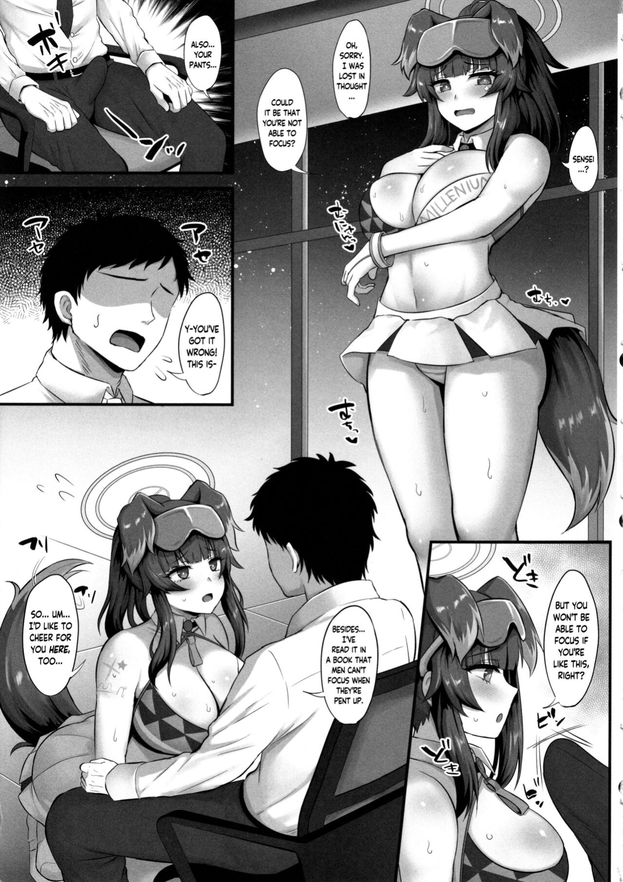 (C102) [Hoshizora Sutekki (Kisaragi Nana)] Furee! Furee! Sensei | Hooray! Hooray! Sensei! (Blue Archive) [Douzo Lad Translations]