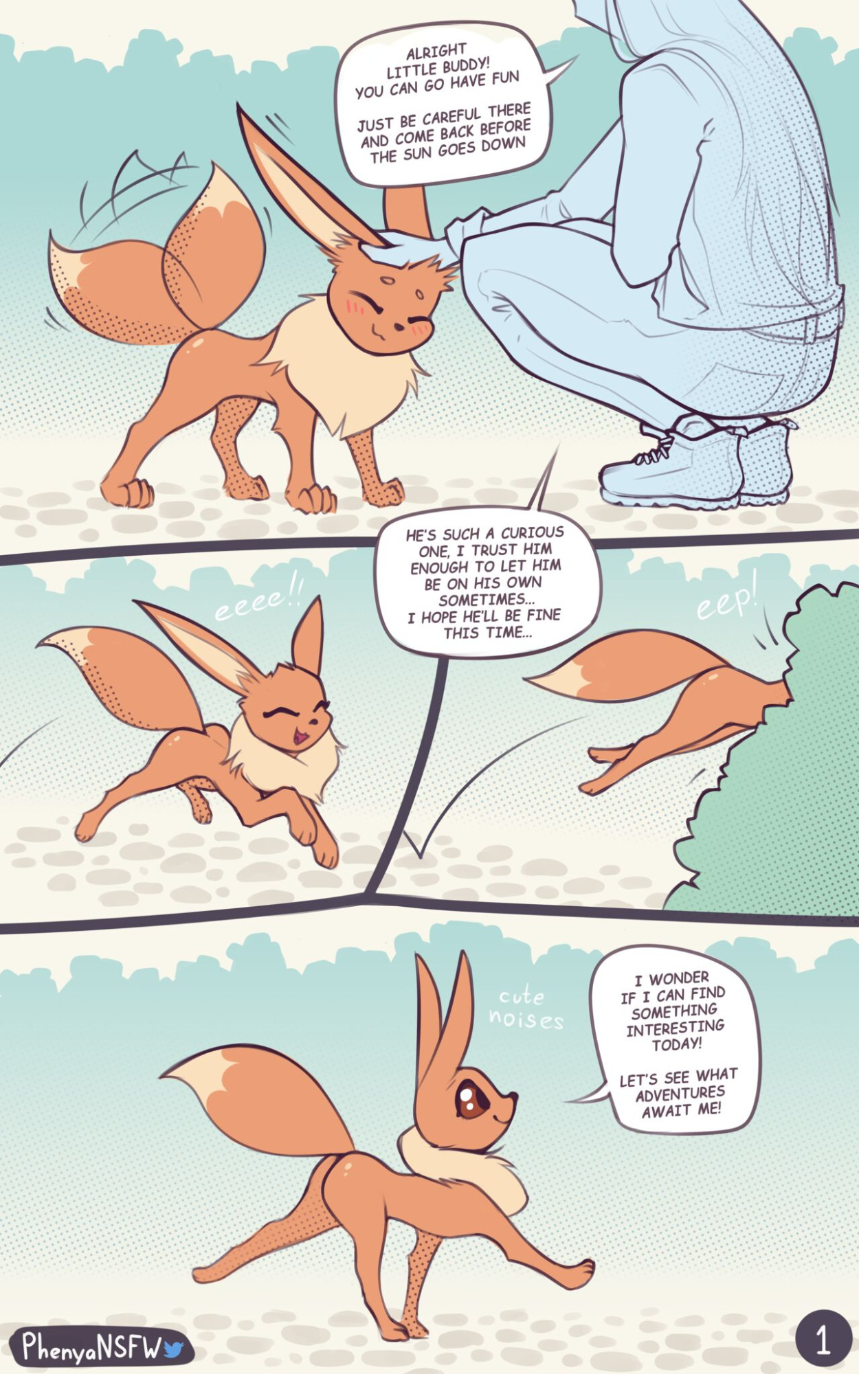 [Phenya] Eevees comic!
