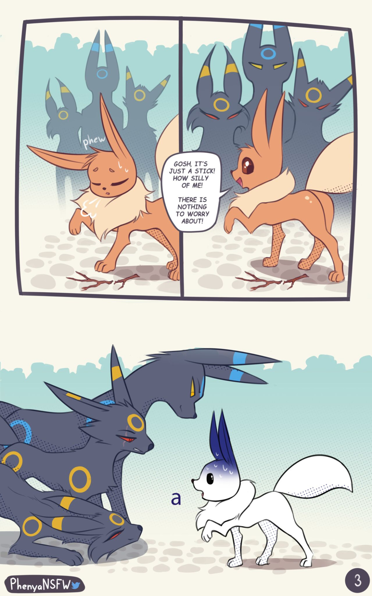 [Phenya] Eevees comic!