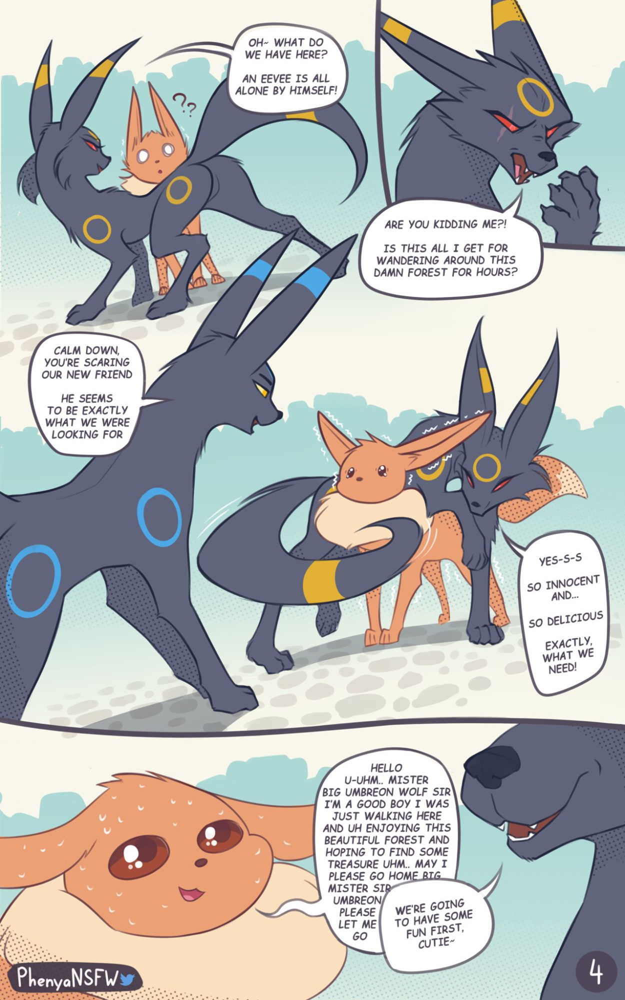 [Phenya] Eevees comic!