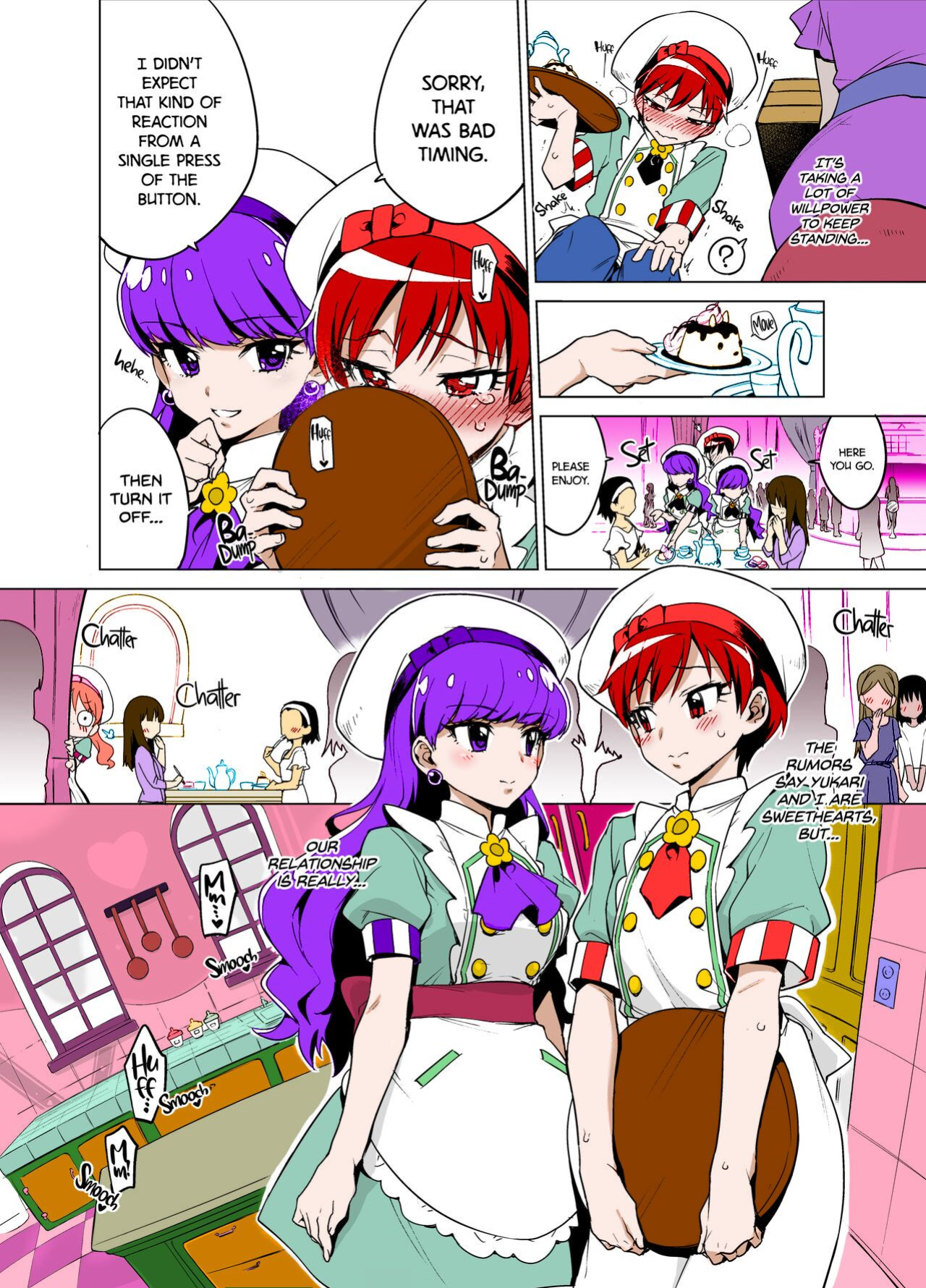 [Muchakai (Mucha)] Femme Tachi Boy Neko a la Mode | Feminine Top, Boyish Bottom a La Mode (Kirakira PreCure a la Mode) (Colorized)