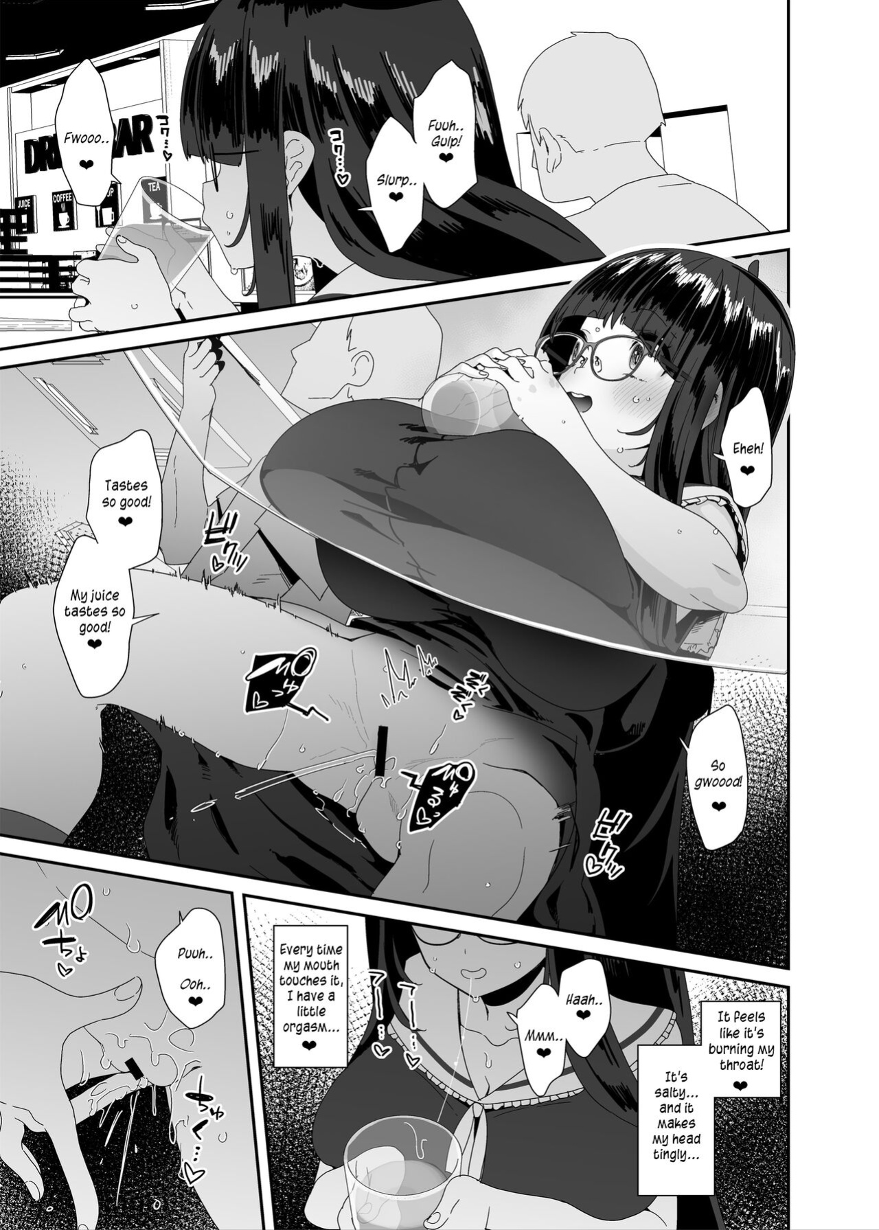 [Condiment Moderately (Maeshima Ryou)] Dosukebe Kyonyuu Joshi ga Shopping Mall made Odekake Onanie Suru Hanashi [PurpleSun]