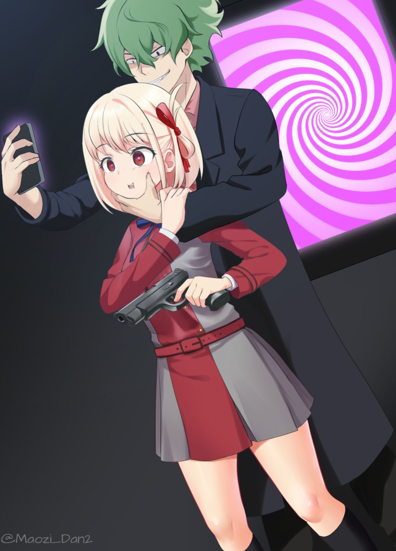 [Maozi Dan] LycoReco gets hypnotized (Lycoris Recoil)