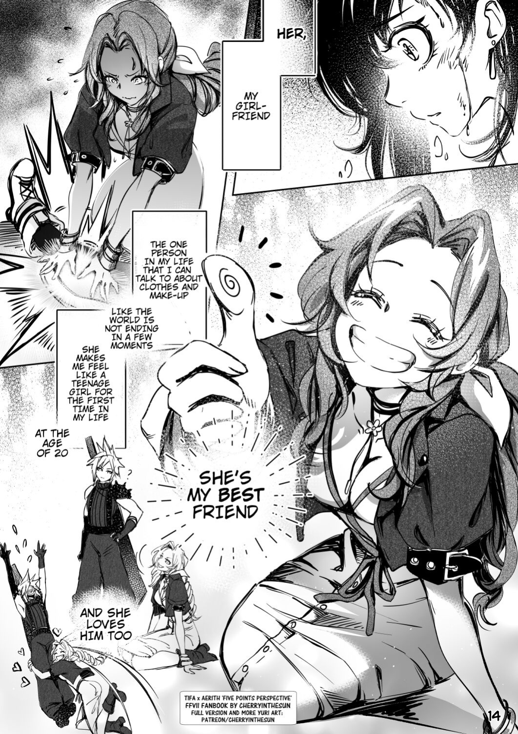 [CherryInTheSun] Tifa x Aerith - Five Point Perspective [FFVII]