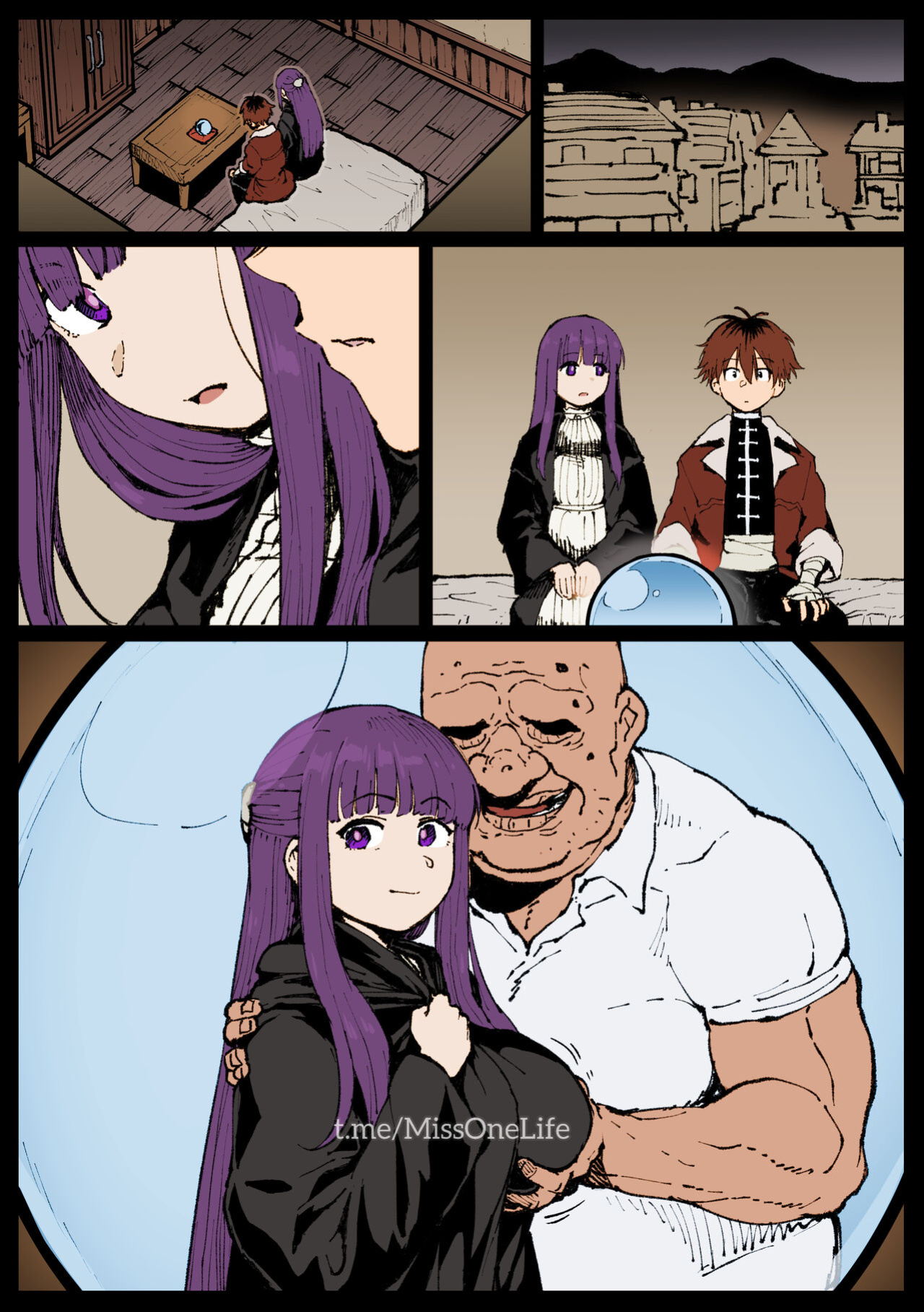 [Ahemaru] Fern-san did her best (Sousou no Frieren) [Gagak_Ireng] [Colorized MissOneLife]