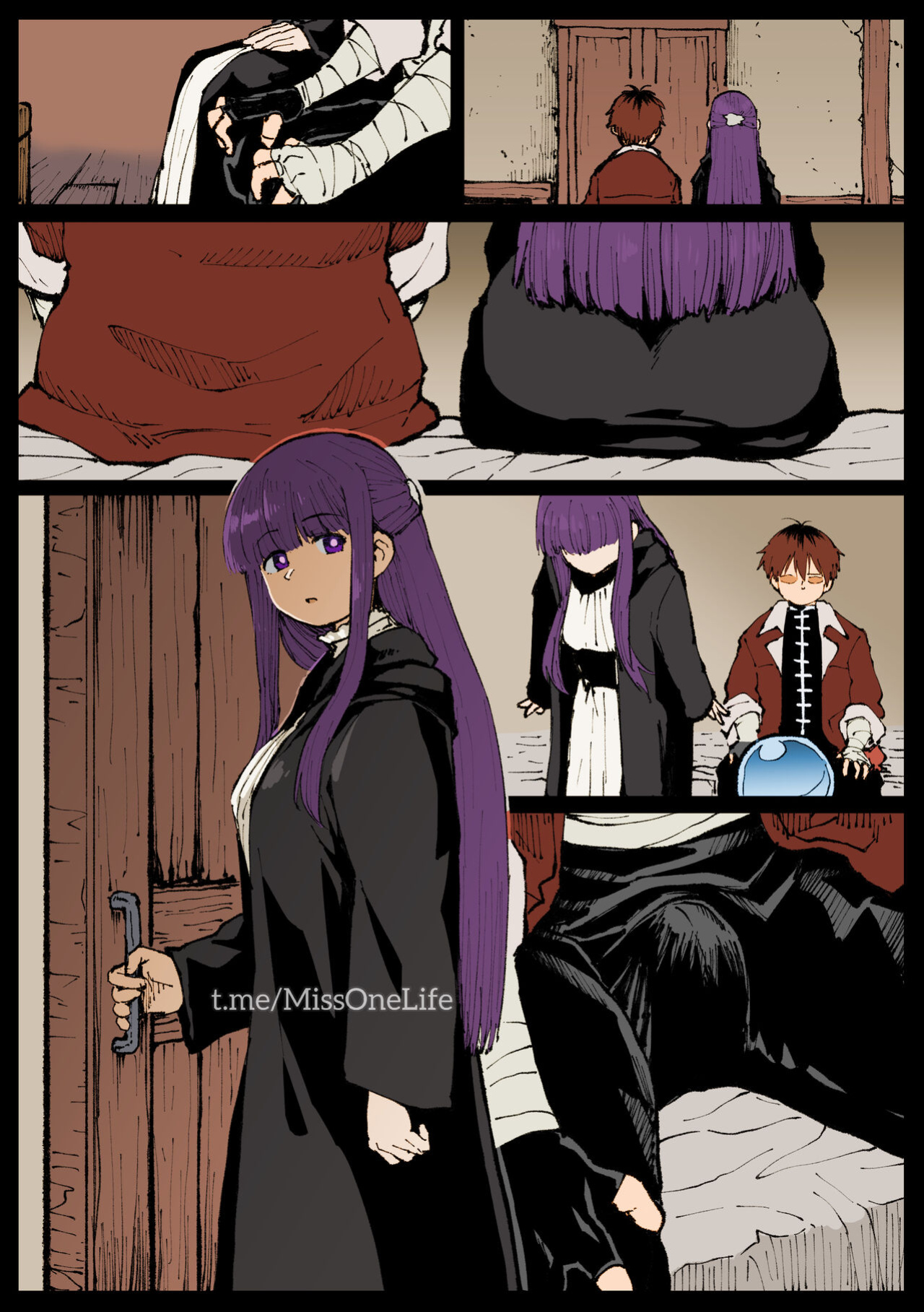 [Ahemaru] Fern-san did her best (Sousou no Frieren) [Gagak_Ireng] [Colorized MissOneLife]