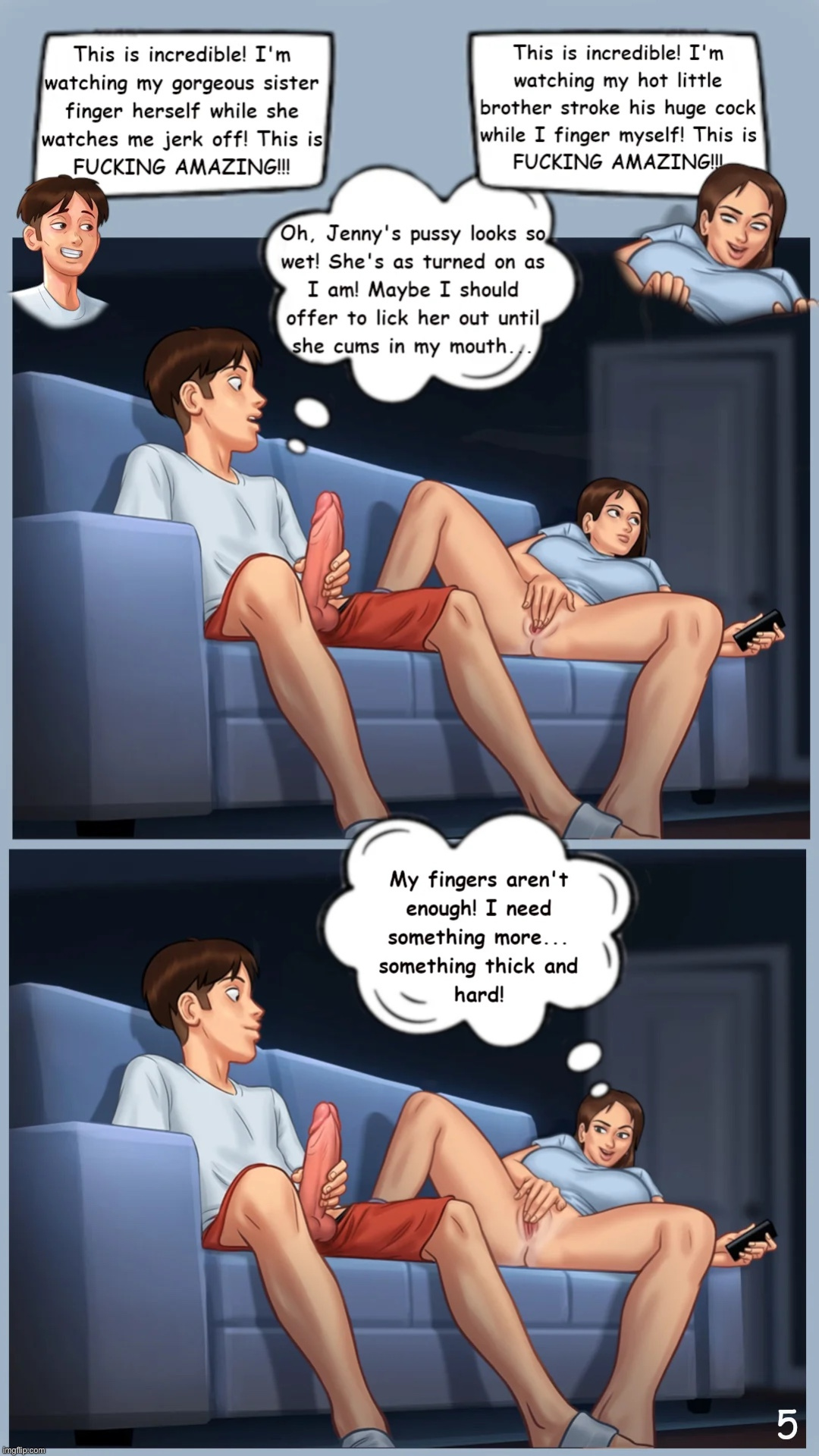 summertime saga: A quiet night on the couch HD update no longer blurry