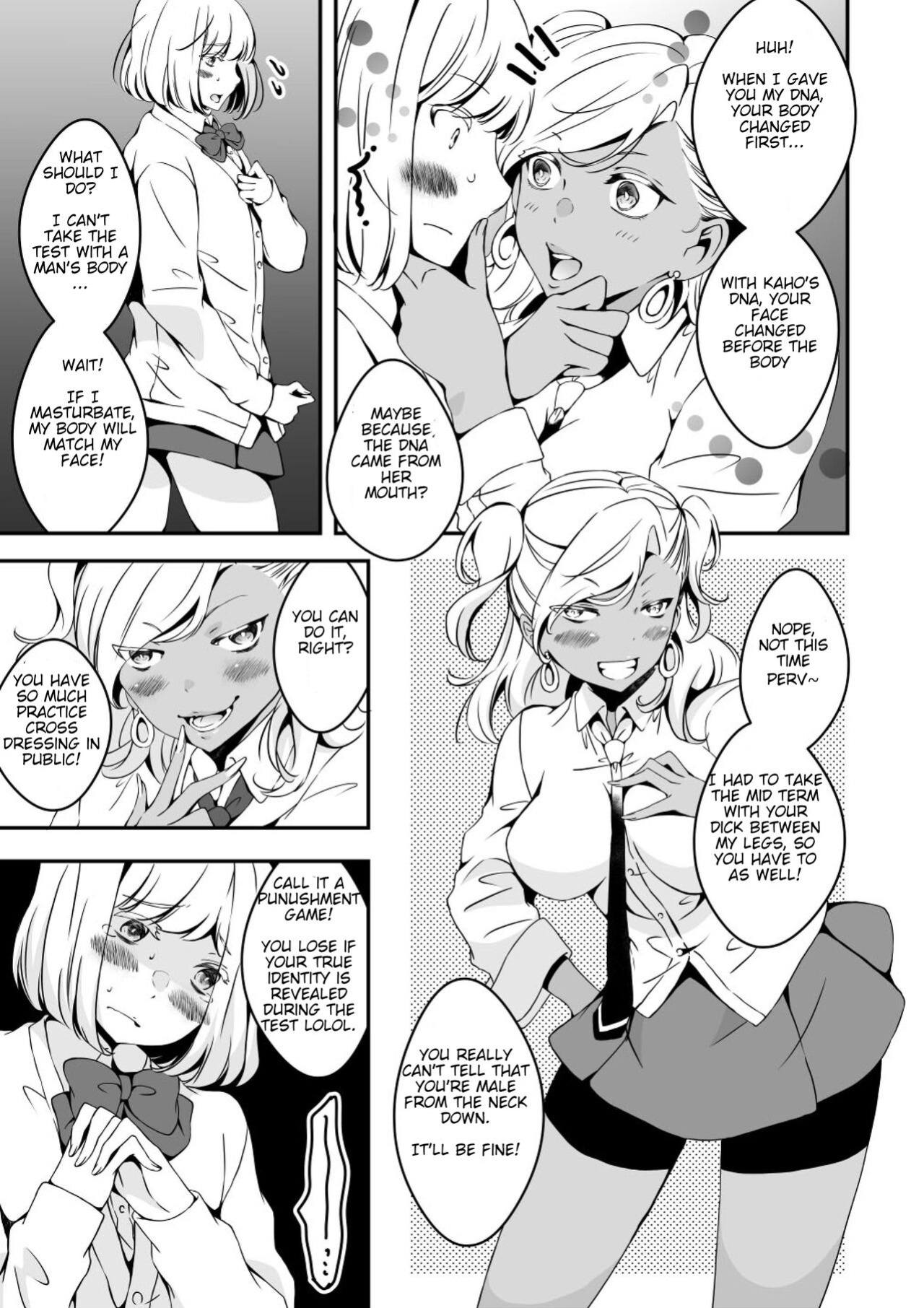 [Marialite (Yuzuki)] Onnanoko ni Naritai Ore to, Onna ni Akita Gal 2