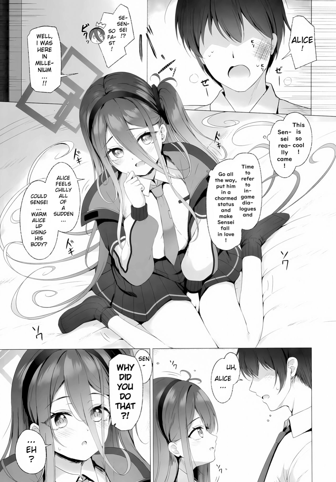 (C103) [Twilight Road (Tomo)] Sensei, Alice to Level Up Shimasen ka? | Sensei, will You Level-up with Alice? (Blue Archive) [Entropy]
