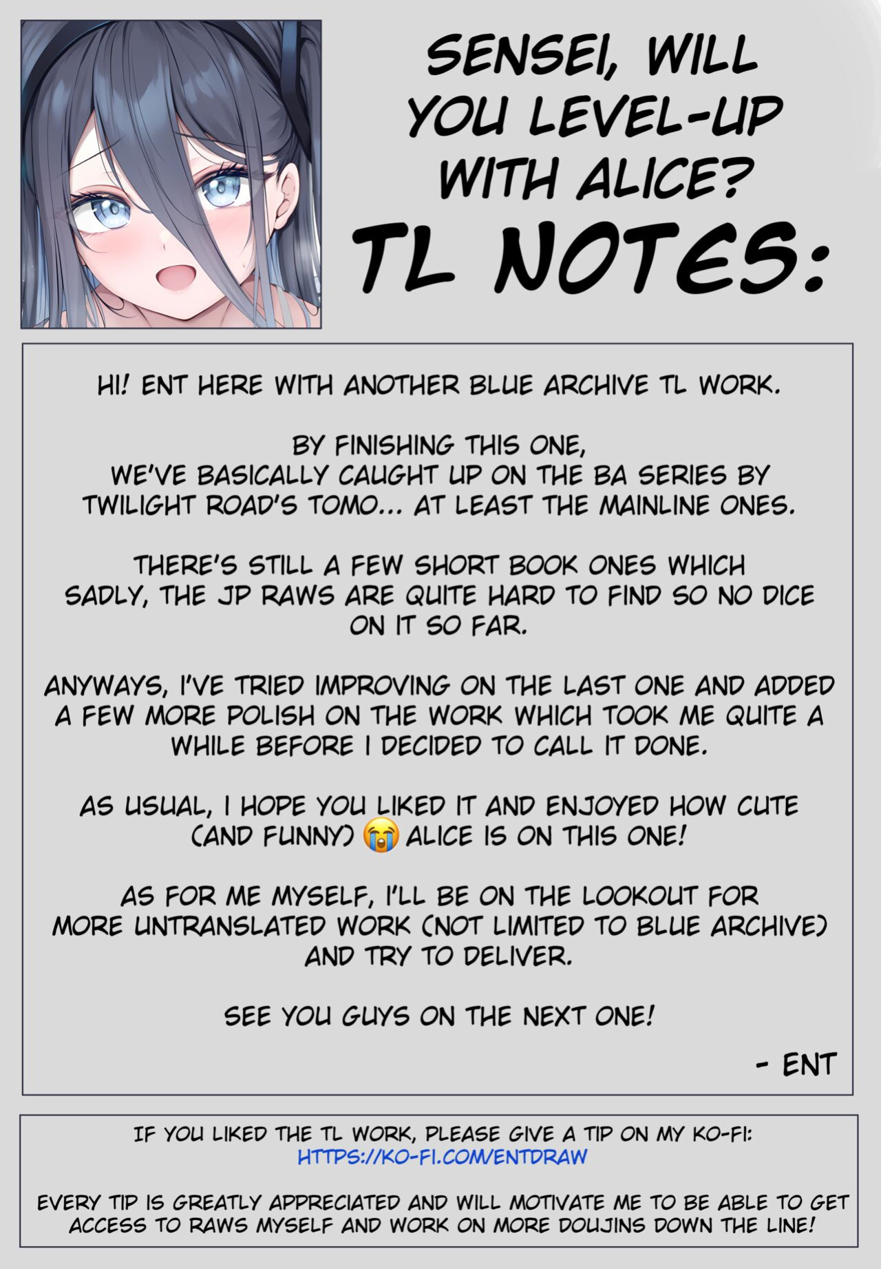(C103) [Twilight Road (Tomo)] Sensei, Alice to Level Up Shimasen ka? | Sensei, will You Level-up with Alice? (Blue Archive) [Entropy]