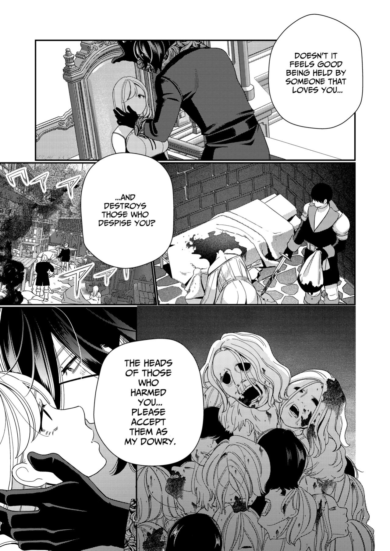 [Yomyaku (Okonogi Happa)] Seijo wa Tekikoku no Ou ni Otosareru | Corrupted by the Mercenary King. [ryri]