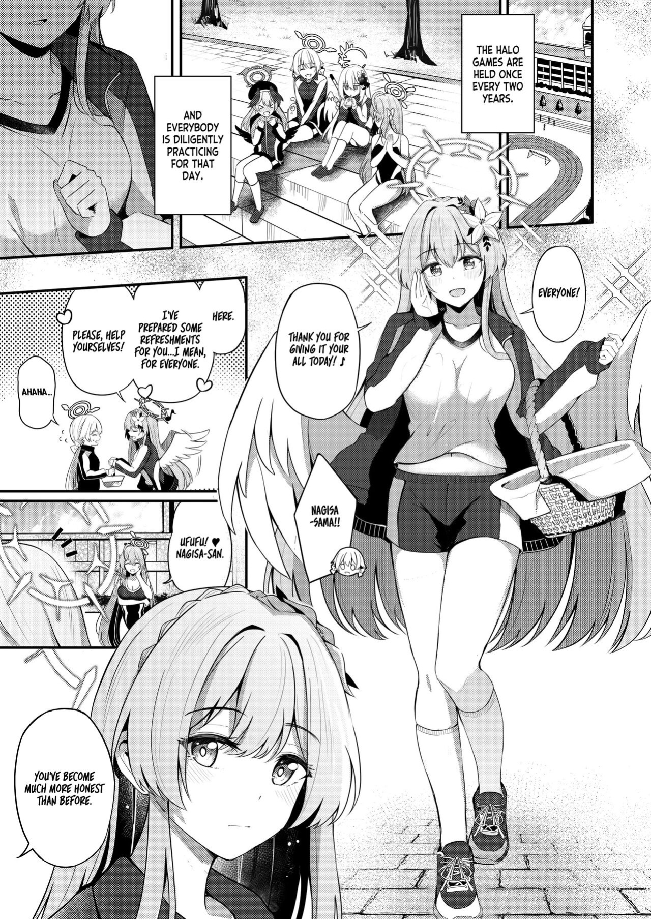 [Koniro Kajitsu (KonKa)] Watashi wa Sensei no Okashi ja Nai desu | I'm not a cake for Sensei to eat (Blue Archive) [Tea Party Scans]