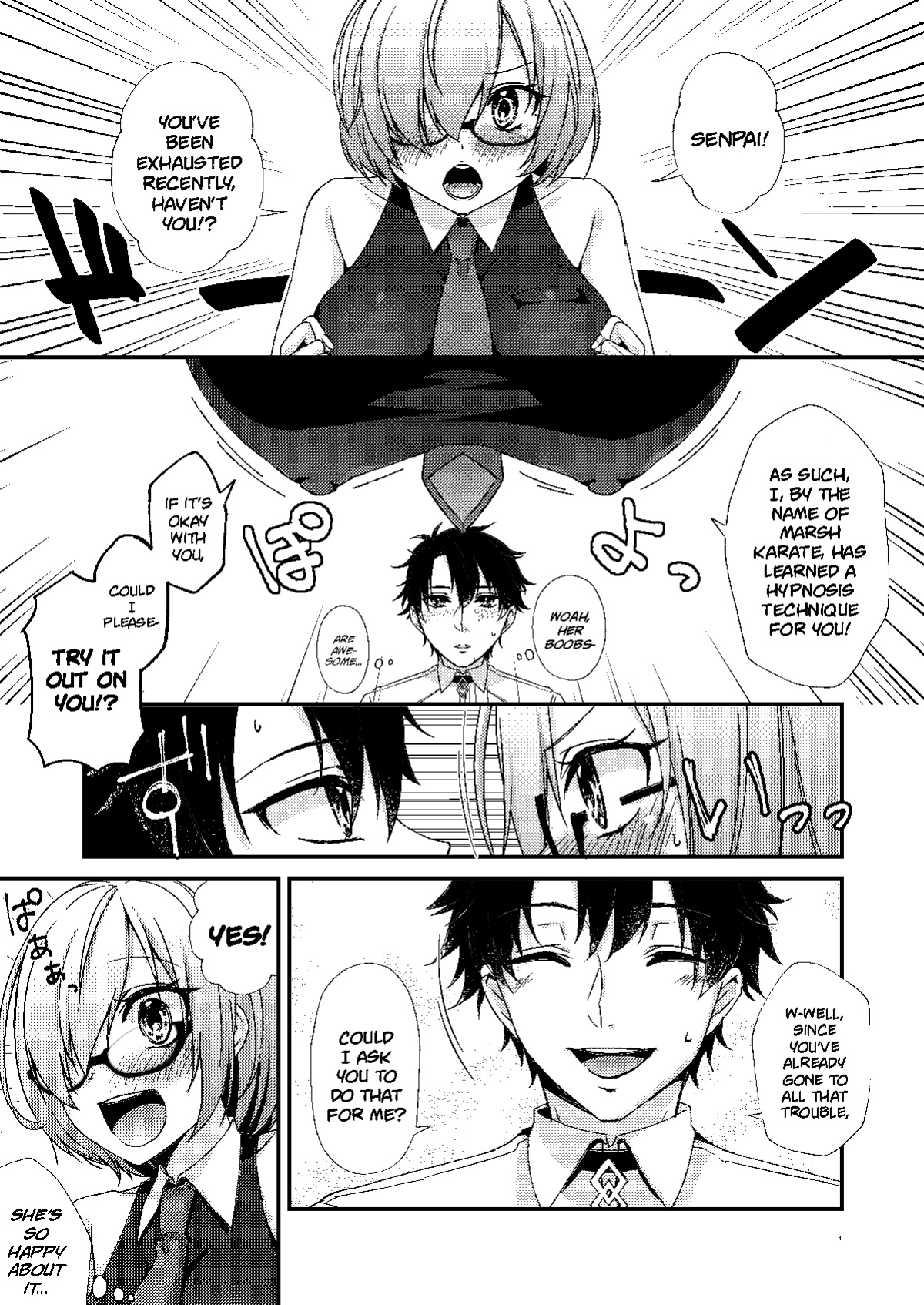 [Hanami-ga Saku (Sakurai Toki)] Senpai! Saimin Shimasho (Fate/Grand Order)