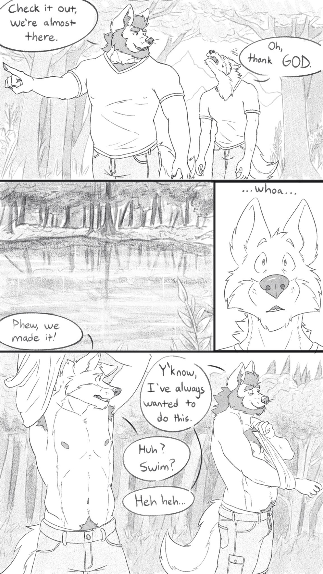 Dad's Spontaneous Skinny-Dipping Surprise~! (Complete)