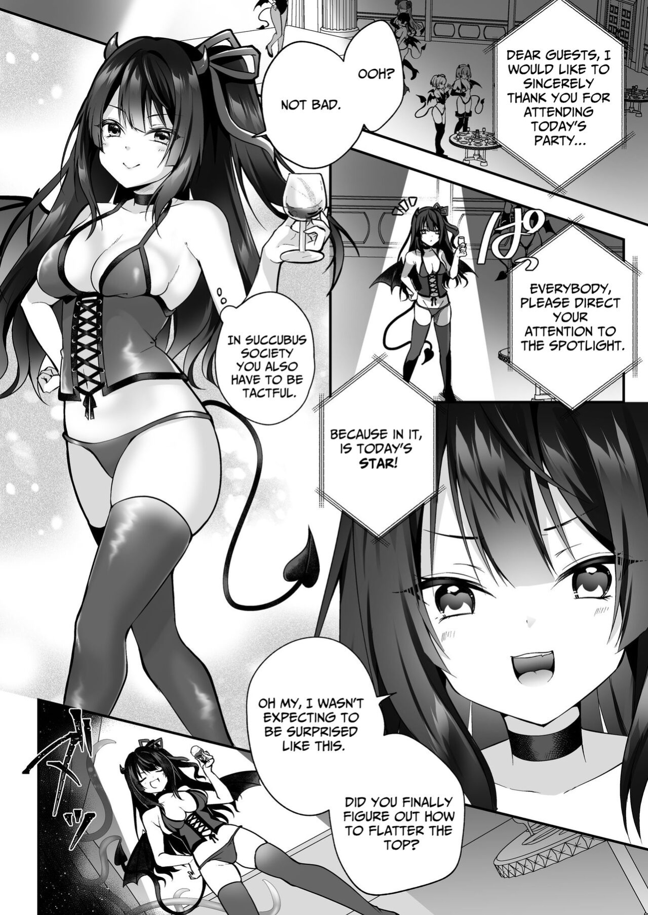 [Seika Kairaku Shoten (Eltoria, Rurimaru)] Mesu Gaki Sakyubasu no Wakara se Tyoukyou Kurabu～Kuri ze me × Nyoudou ze me × Zako Manko ka～ | Succubus Discipline Club ~Clit & Urethra Teasing x Weak Pussy-fication~ [Strike Noire]