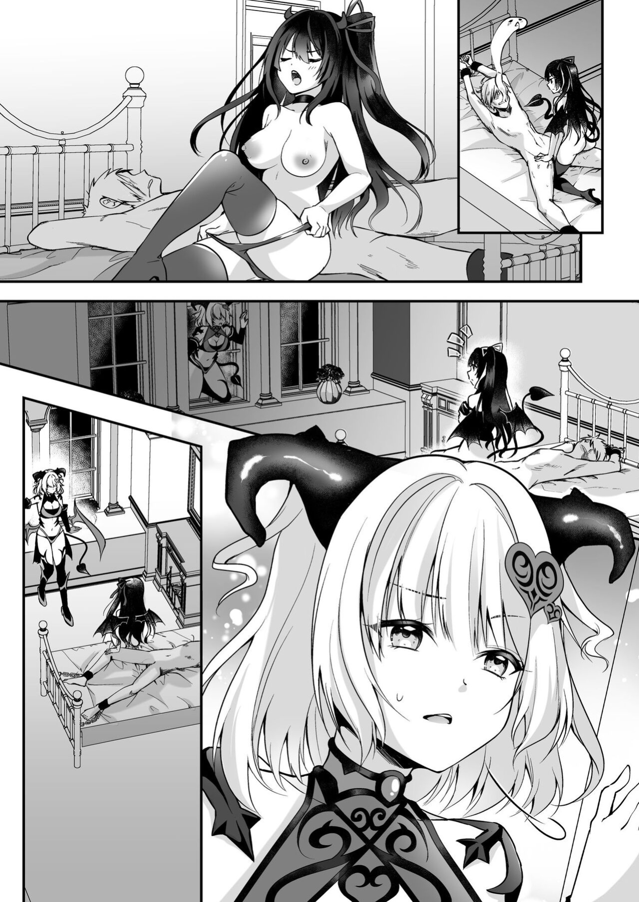 [Seika Kairaku Shoten (Eltoria, Rurimaru)] Mesu Gaki Sakyubasu no Wakara se Tyoukyou Kurabu～Kuri ze me × Nyoudou ze me × Zako Manko ka～ | Succubus Discipline Club ~Clit & Urethra Teasing x Weak Pussy-fication~ [Strike Noire]