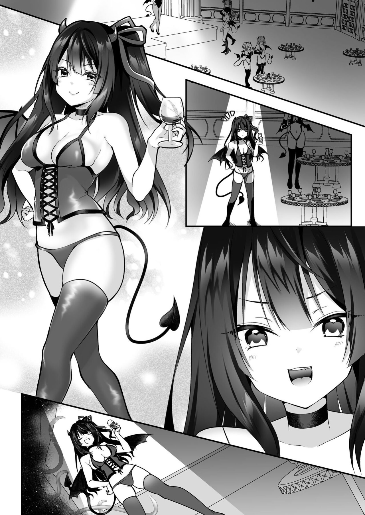 [Seika Kairaku Shoten (Eltoria, Rurimaru)] Mesu Gaki Sakyubasu no Wakara se Tyoukyou Kurabu～Kuri ze me × Nyoudou ze me × Zako Manko ka～ | Succubus Discipline Club ~Clit & Urethra Teasing x Weak Pussy-fication~ [Strike Noire]