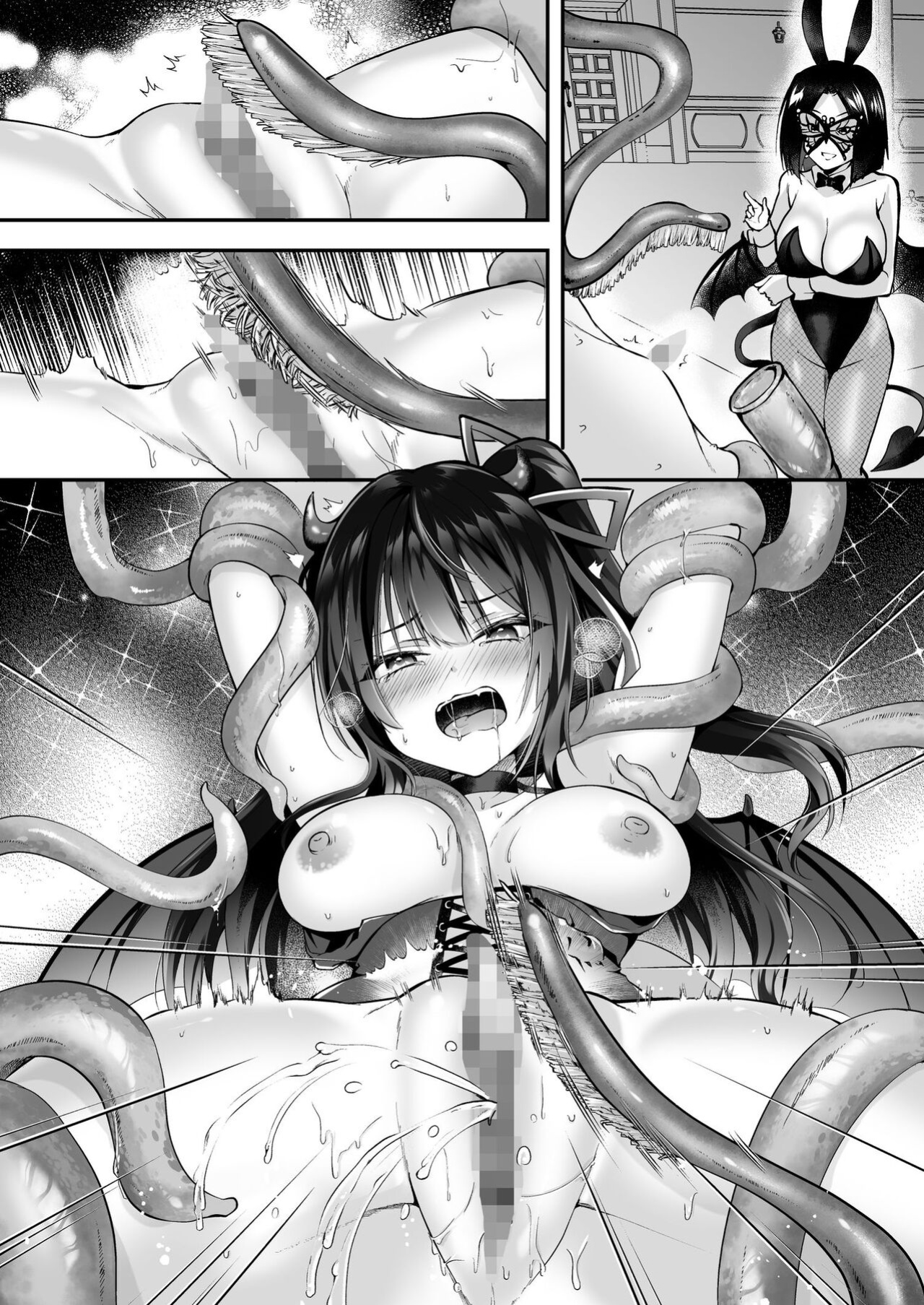[Seika Kairaku Shoten (Eltoria, Rurimaru)] Mesu Gaki Sakyubasu no Wakara se Tyoukyou Kurabu～Kuri ze me × Nyoudou ze me × Zako Manko ka～ | Succubus Discipline Club ~Clit & Urethra Teasing x Weak Pussy-fication~ [Strike Noire]