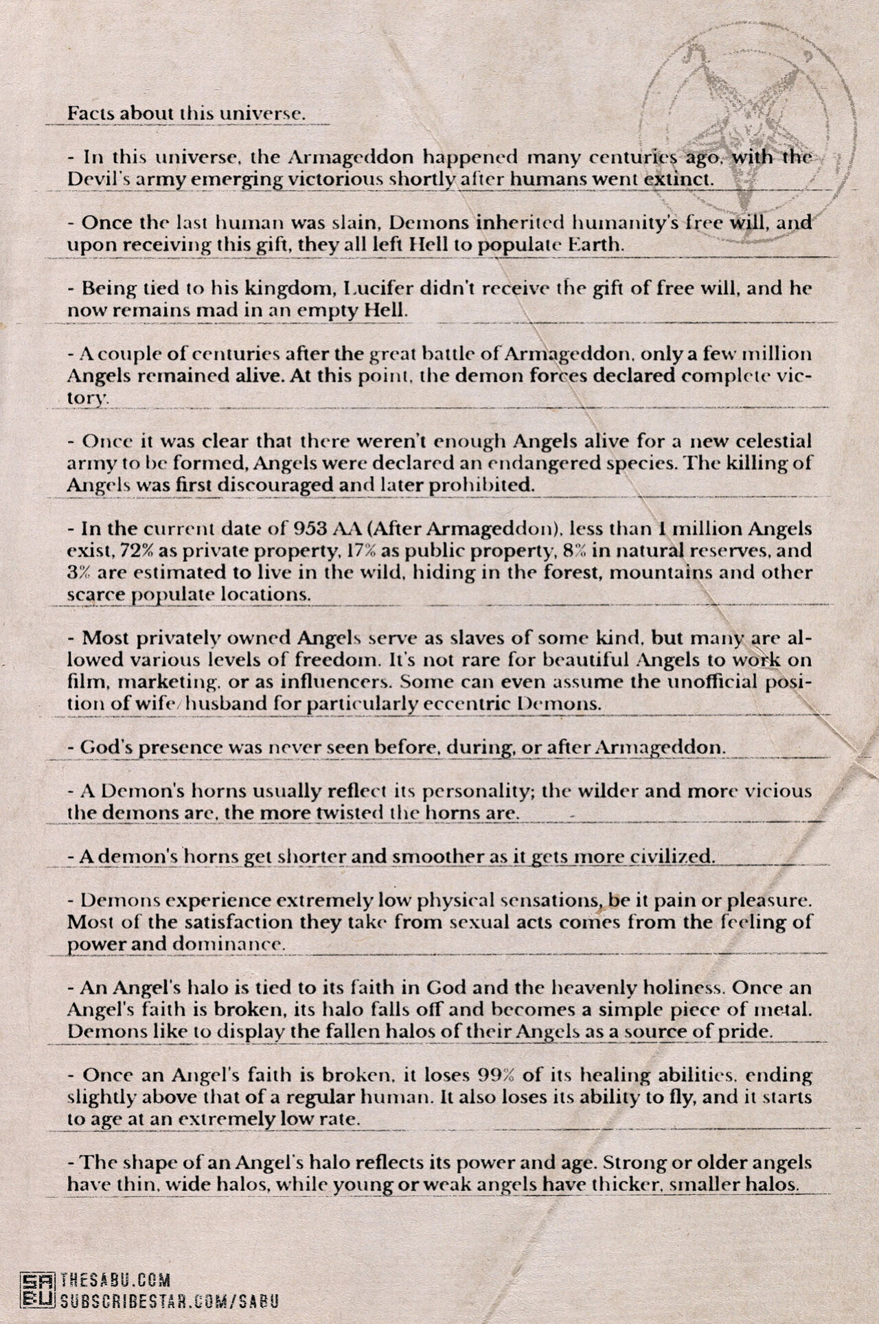 [Sabudenego] The Diary of Sir Alister D. Asmodeus