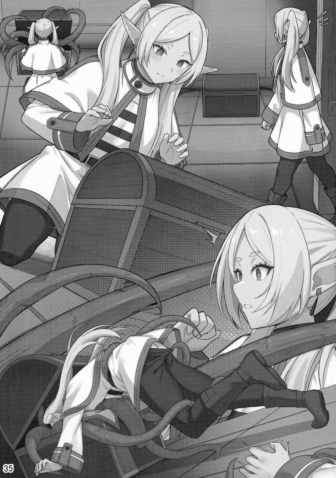 (C103) [Ohanabatake (Siseki Hirame)] Frieren's Chotto H na Hon (Sousou no Frieren)(Shiririn)