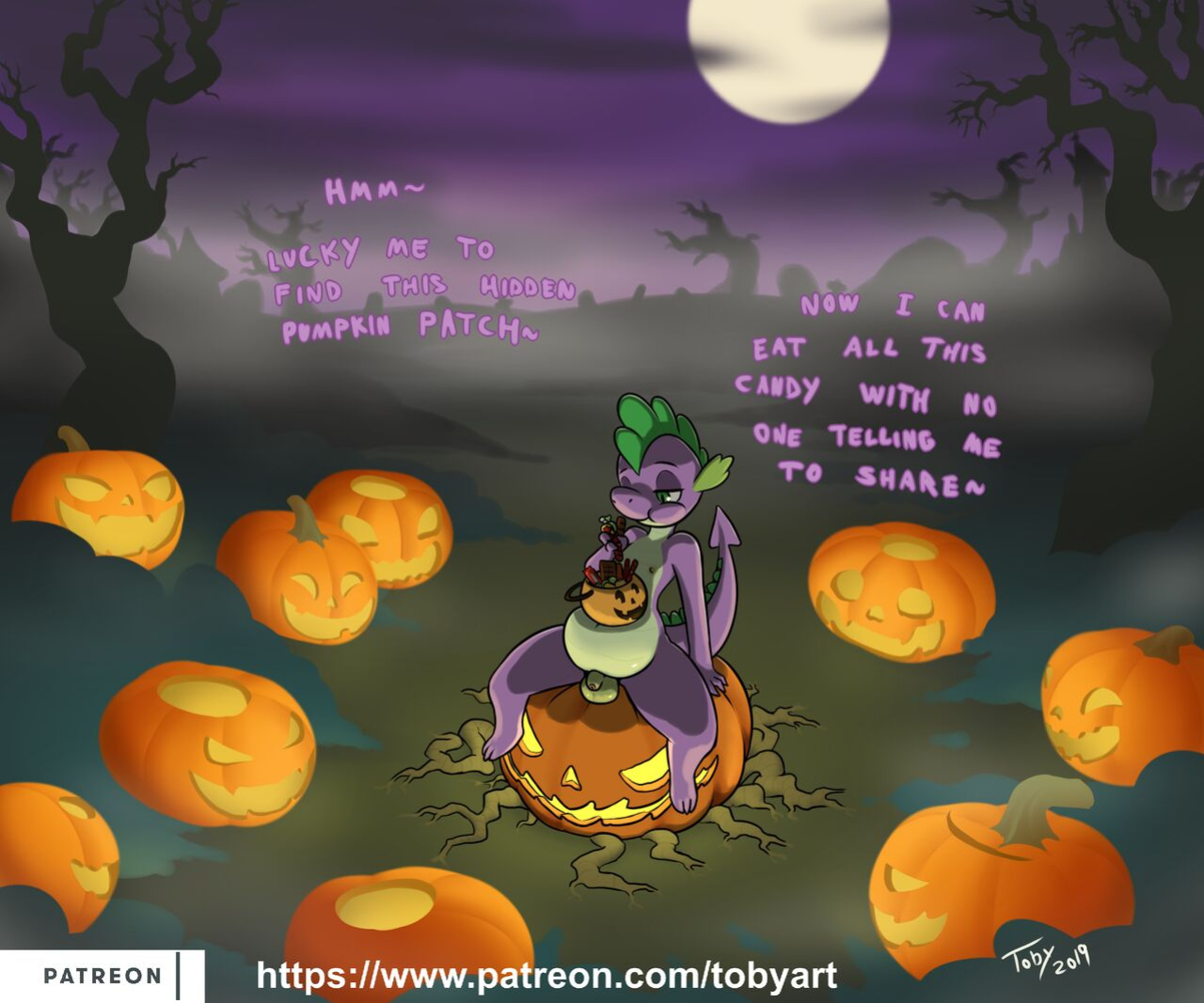 [TobyArt] Halloween Spike: Haunted Pumpkin Patch