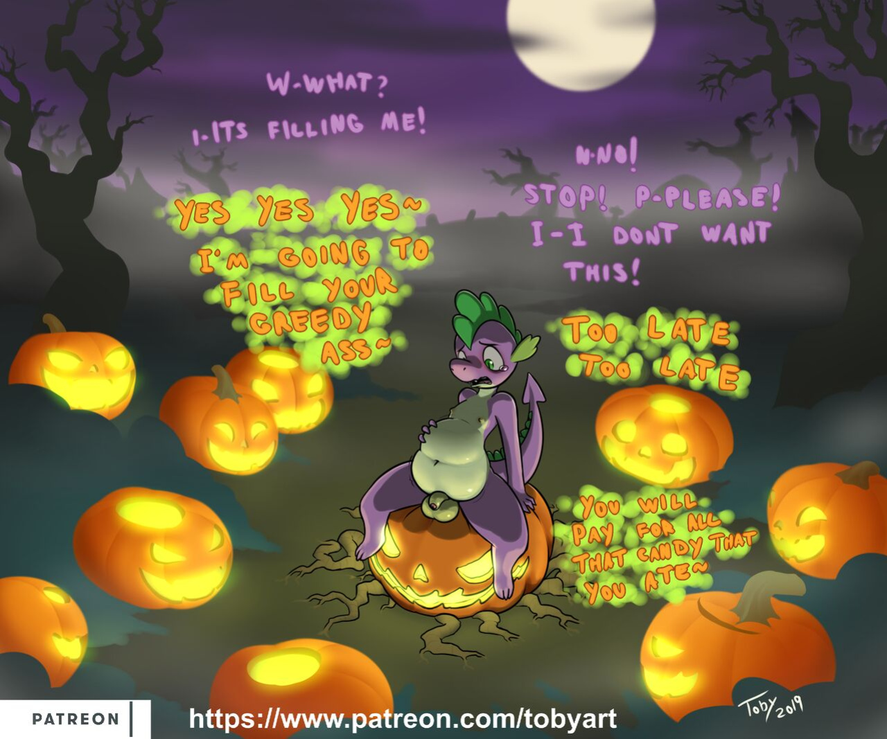 [TobyArt] Halloween Spike: Haunted Pumpkin Patch