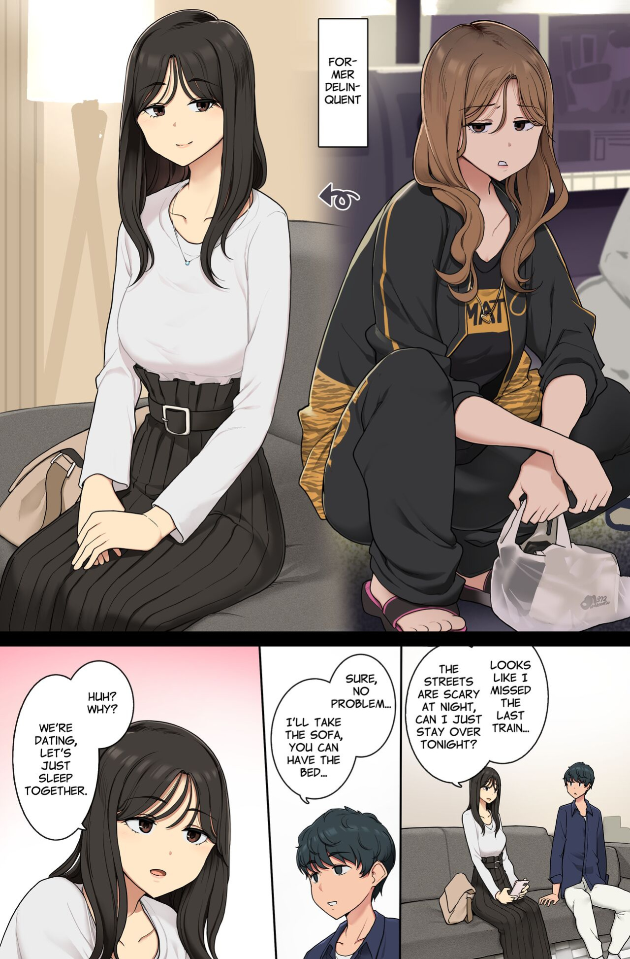 [Wakamatsu] MotoYan ga Dechau Onee-san | An Ex-Delinquent Lets Her Old Self Slip Out