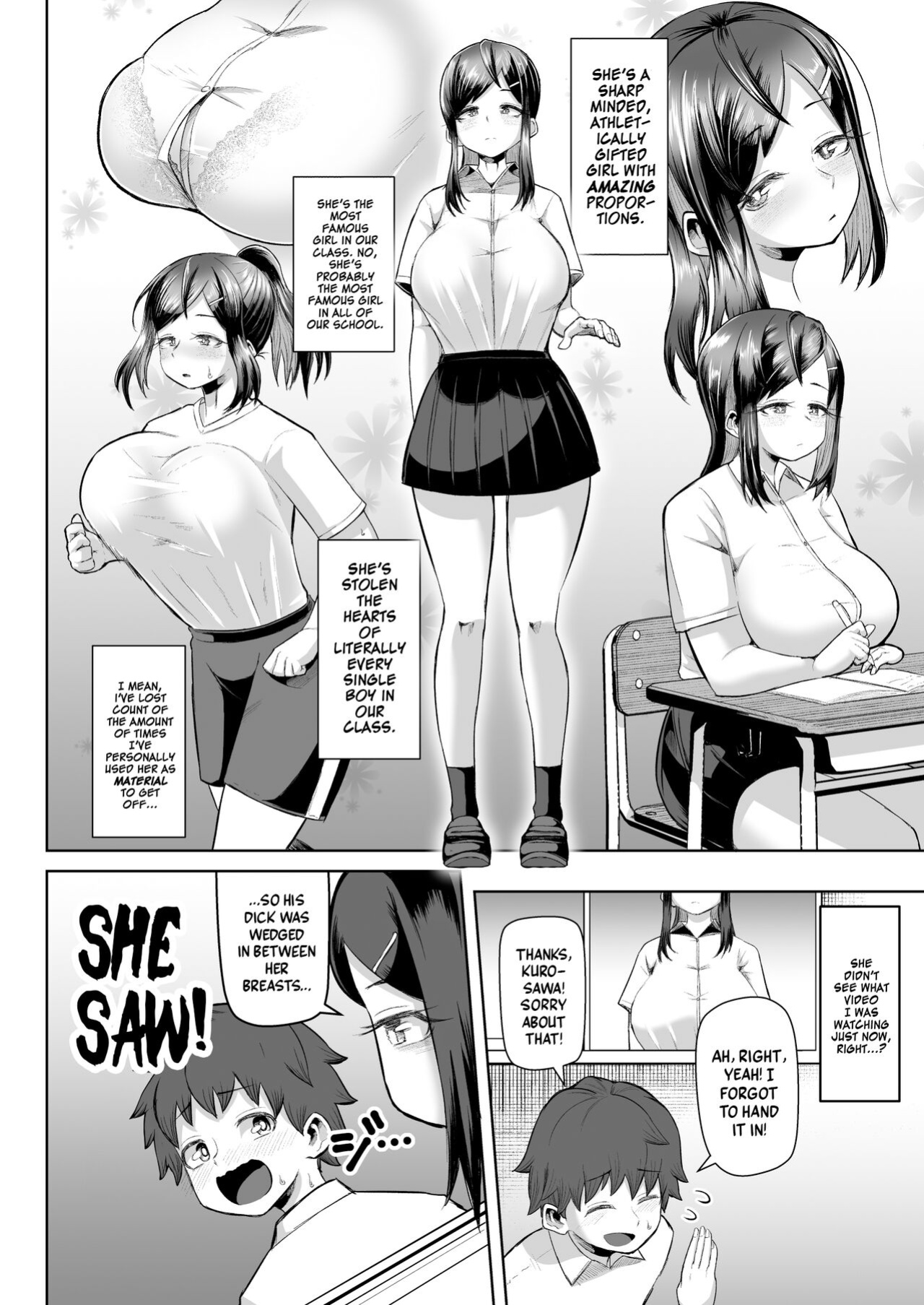 [Moriya (Tenkomori)] Naze ka Paizuri Shite Kureru Classmate | My Classmate Who Gives Me Titjobs For Some Reason [A Cool Person]