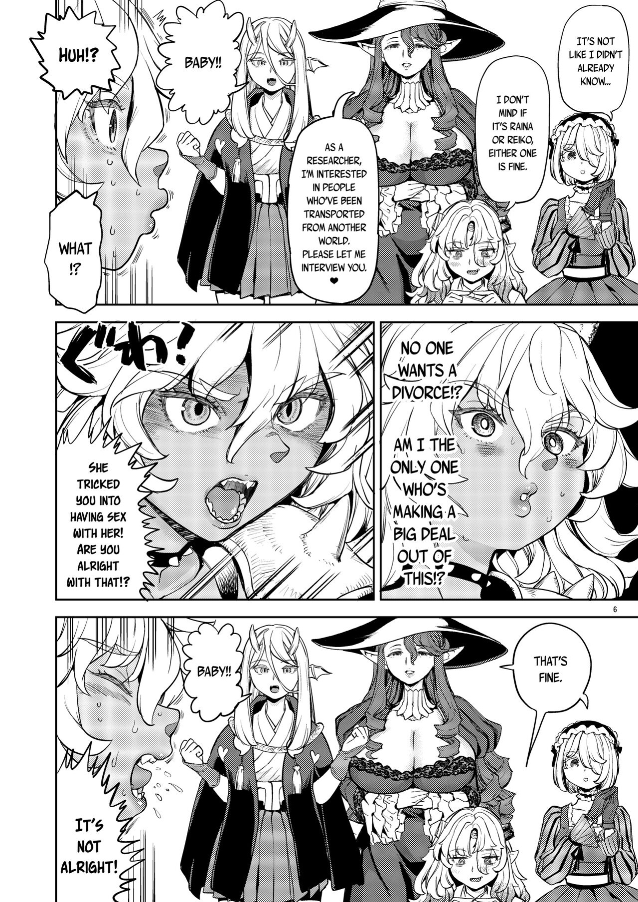 [Nedaore (Ayane)] Onna Yuusha ni Tensei Shitara Mazoku no Tsuma ga 5-nin mo Irurashii 6 | Reincarnated as a Female Hero Who Seems to Have 5 Demon Wives 6 [Erokawa_Senpai]