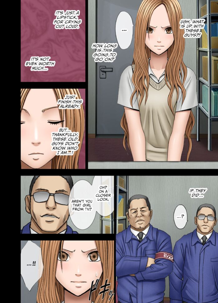 [Crimson Comics (Crimson)] Manbiki Musume ni Seisai wo [ENG]