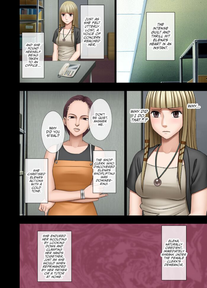 [Crimson Comics (Crimson)] Manbiki Musume ni Seisai wo [ENG]