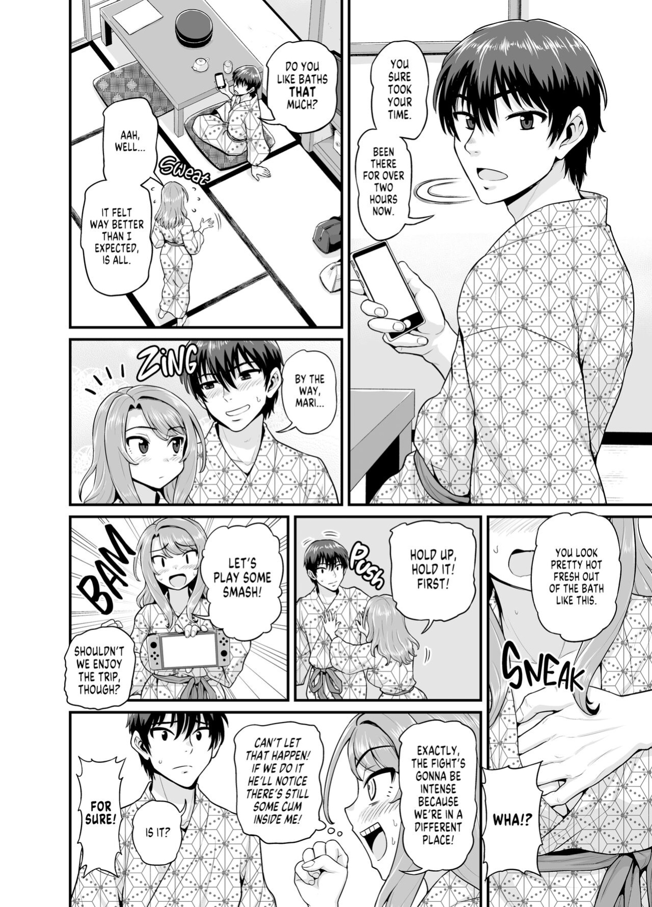 [Gachonjirou] Getting it On With Your Gaming Buddy at the Hot Spring NTRVer. {FUDEORS}