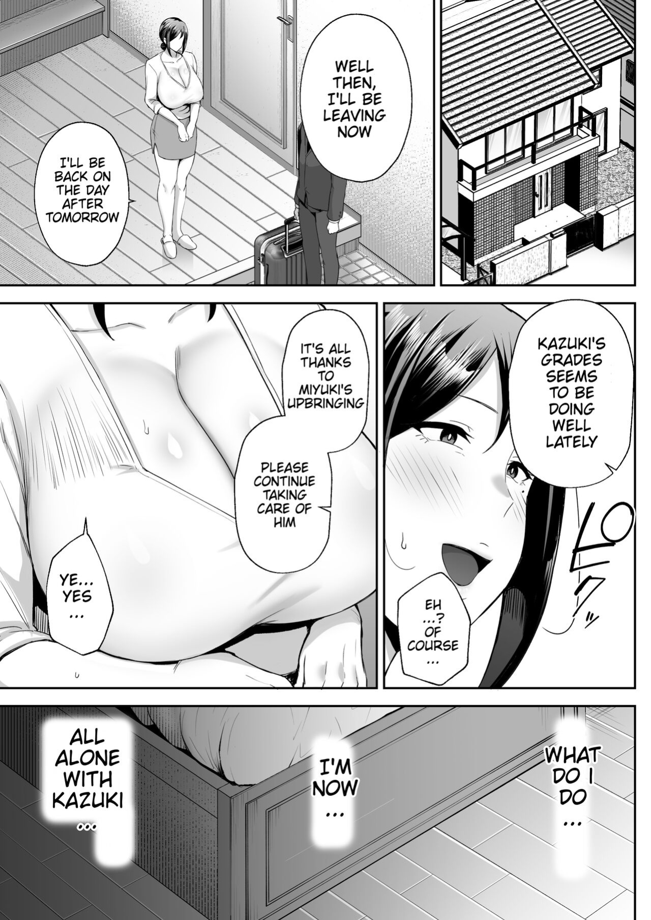 [Golden Bazooka (Gagarin Kichi)] The Closest And Most Erotic Woman To Me Is My Big Breasted Mama Miyuki ~I'm A Mother But I'm Having Trouble Masturbating My Stupid Son~