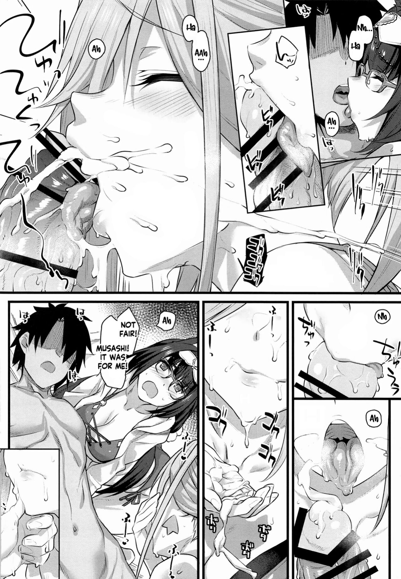 [Karuwani (Rama)] Serva Fes no Genkou Sagyou de Tamatta Master o Musashi-chan to Okkii ga Nuite Kureru Hon. | A book in which Musashi-chan and Batty will help Master get rid of the cum he accumulated during ServantFes (Fate/Grand Order) [KM_42]