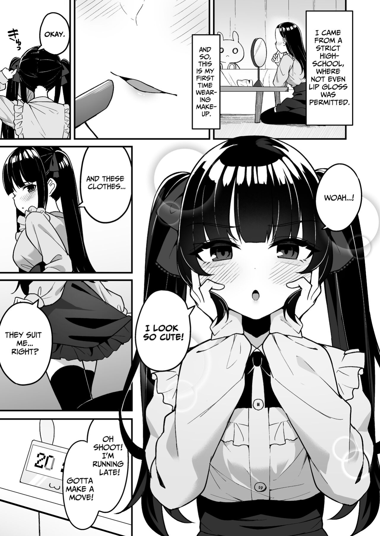 [Menbou Renpou (Menbou)] Jiraikei Joshi Debut Shitara Sokujitsu Yarichin Kuzu Otoko ni Kuwaremashita | When I Debuted As A "Jirai-kei" Girl I Was Eaten Up By A Sleazy Guy On The Same Day [ApricotJam]