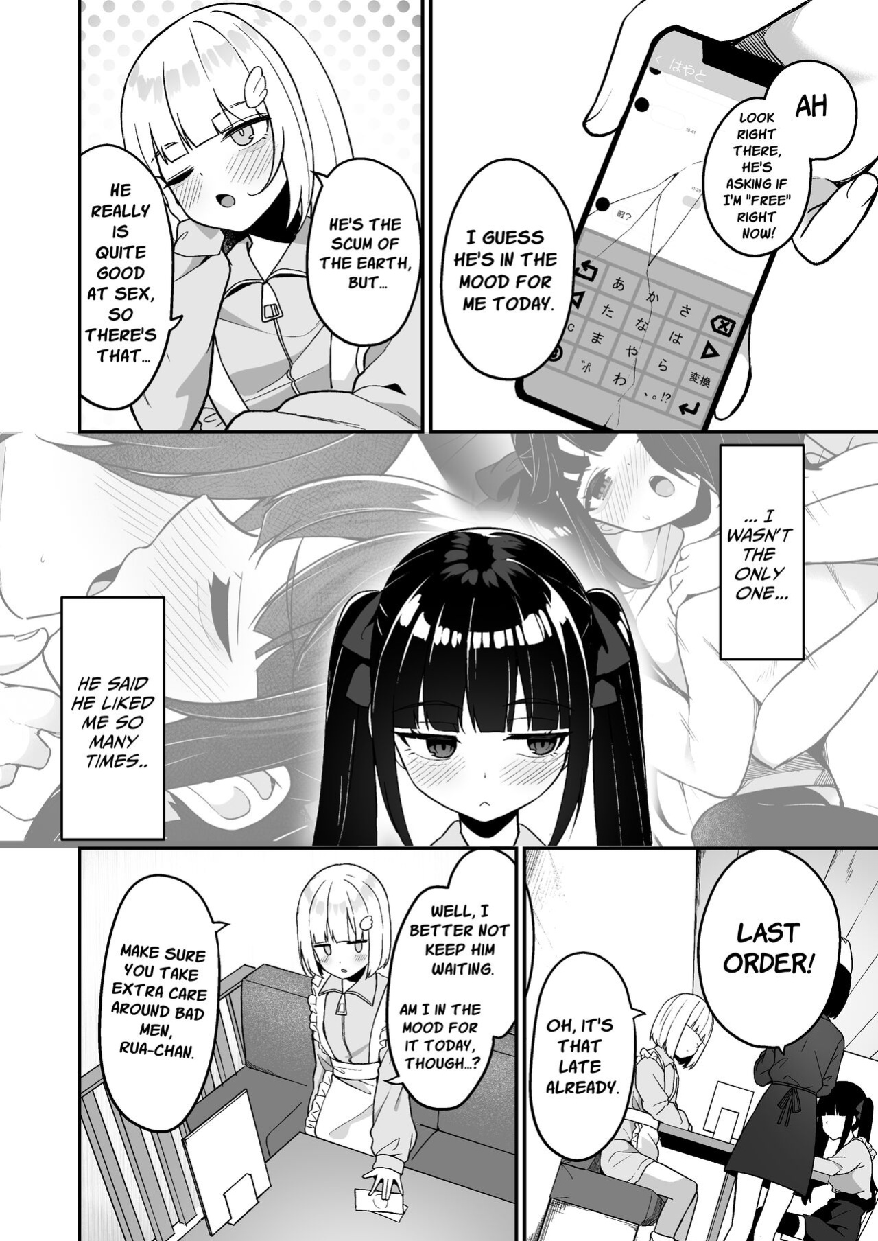 [Menbou Renpou (Menbou)] Jiraikei Joshi Debut Shitara Sokujitsu Yarichin Kuzu Otoko ni Kuwaremashita | When I Debuted As A "Jirai-kei" Girl I Was Eaten Up By A Sleazy Guy On The Same Day [ApricotJam]