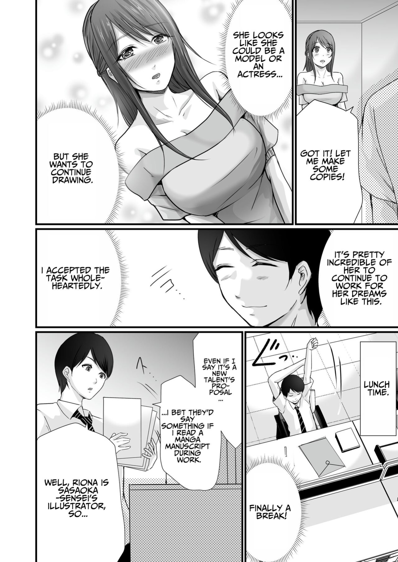 [Seika Kairaku Shoten (Eltoria, Kawahara Keito, Aoi Sena)] Kyonyuu Bijin no Tensai Mangaka to Yari Houdai no Dream Life 〜Black Henshuubu no Ore ga Nariagatta Houhou〜 | Dreamy Fucklife with a Busty & Brilliant Manga Artist Babe [spaceMoose]