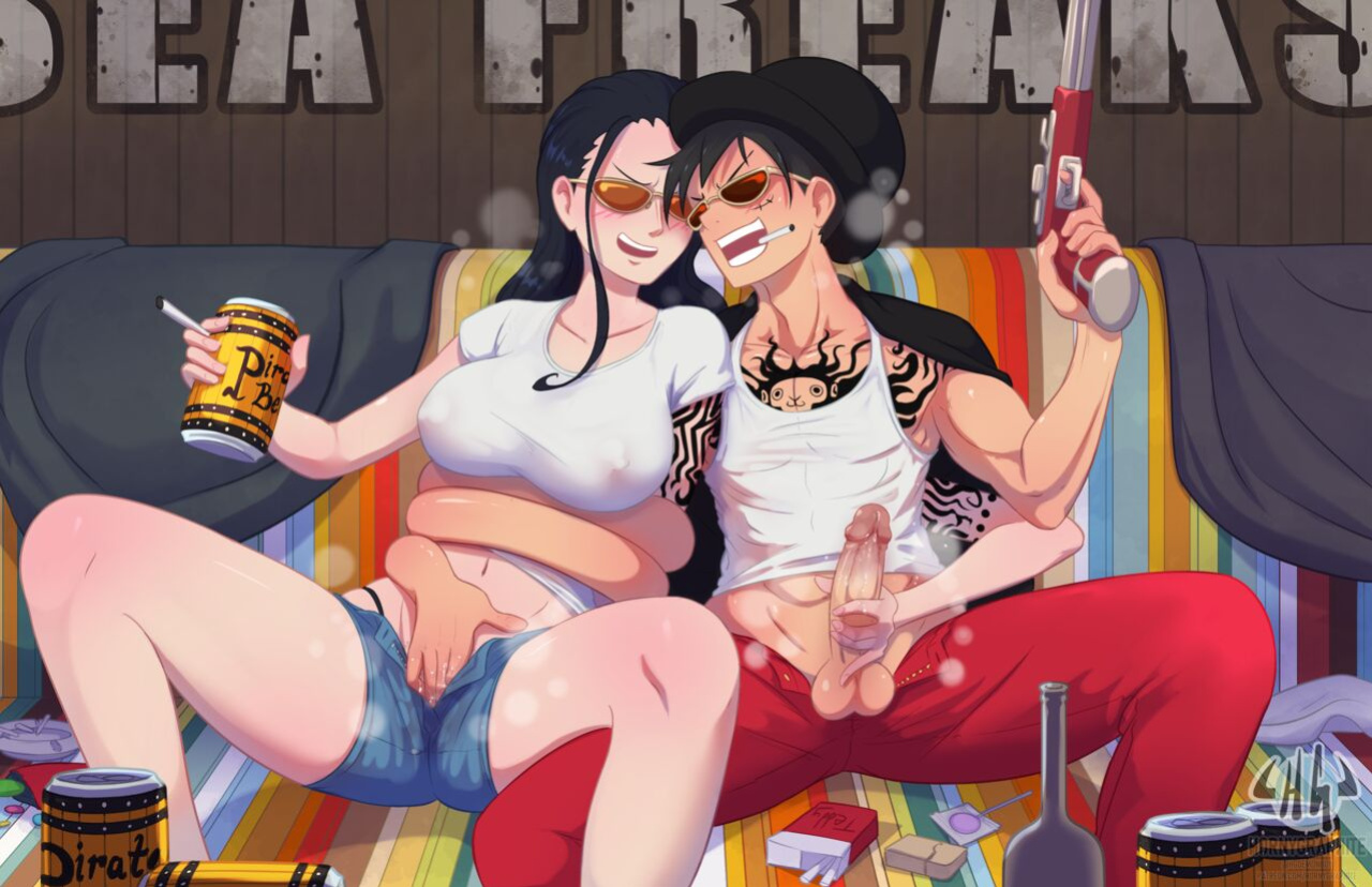 [Hornygraphite] Robin x Luffy's Valentines (One Piece)