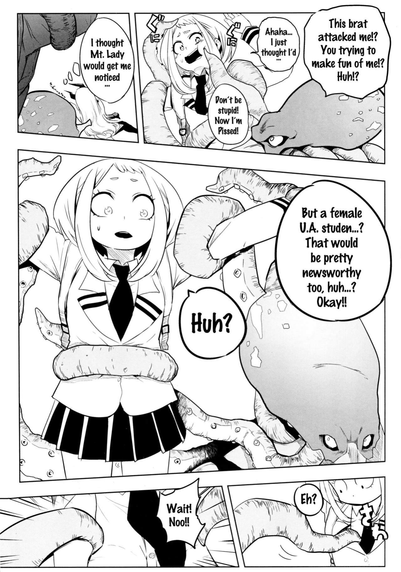 (C88) [Kowareta Radio (Herokey)] Saredo Uraraka ni! Ikari no Gachimacchi - Still Behave Uraraka! (Boku no Hero Academia) {doujins.com}